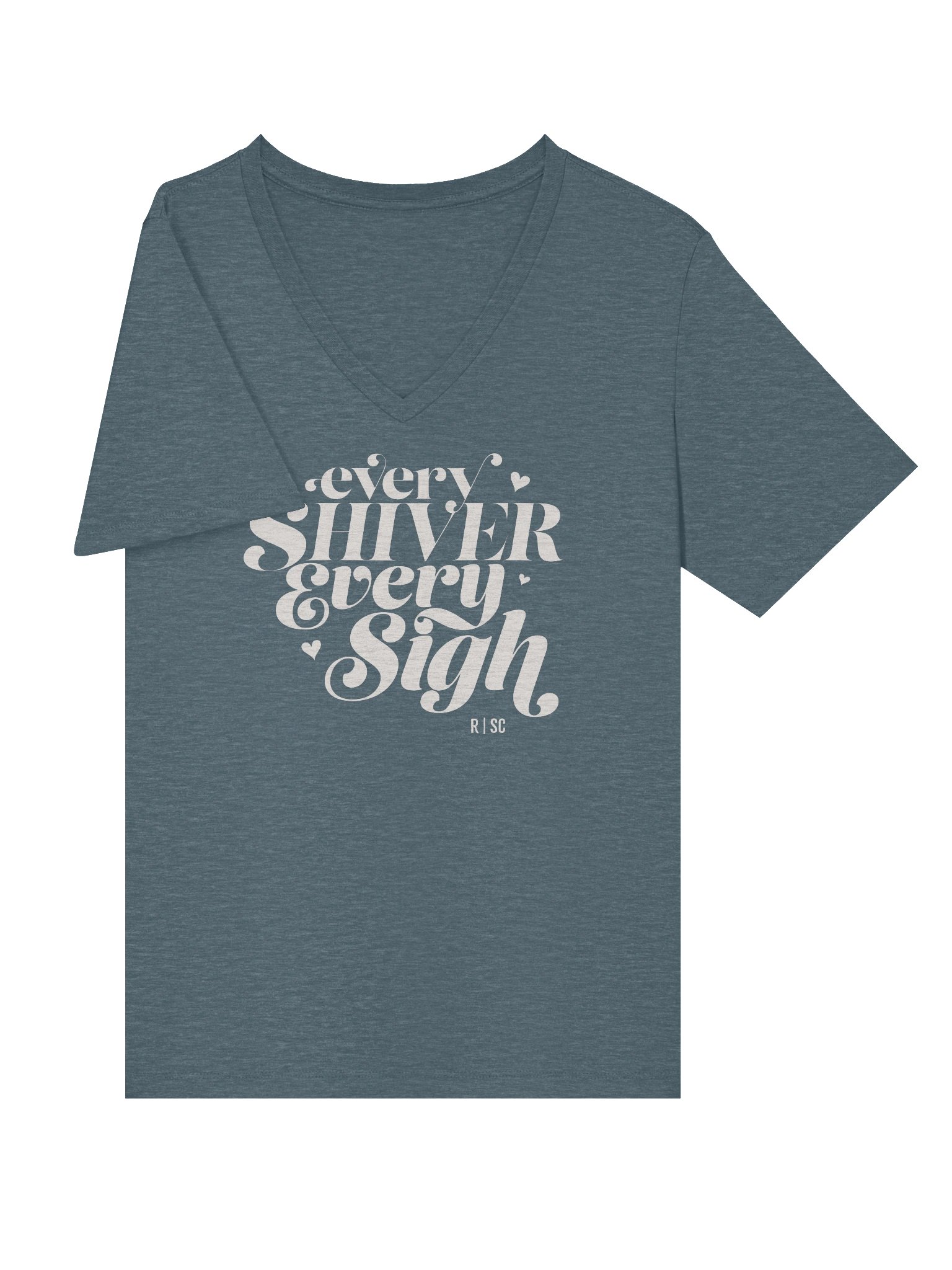 Every Shiver Every Sigh VNeck Tshirt product image (3)
