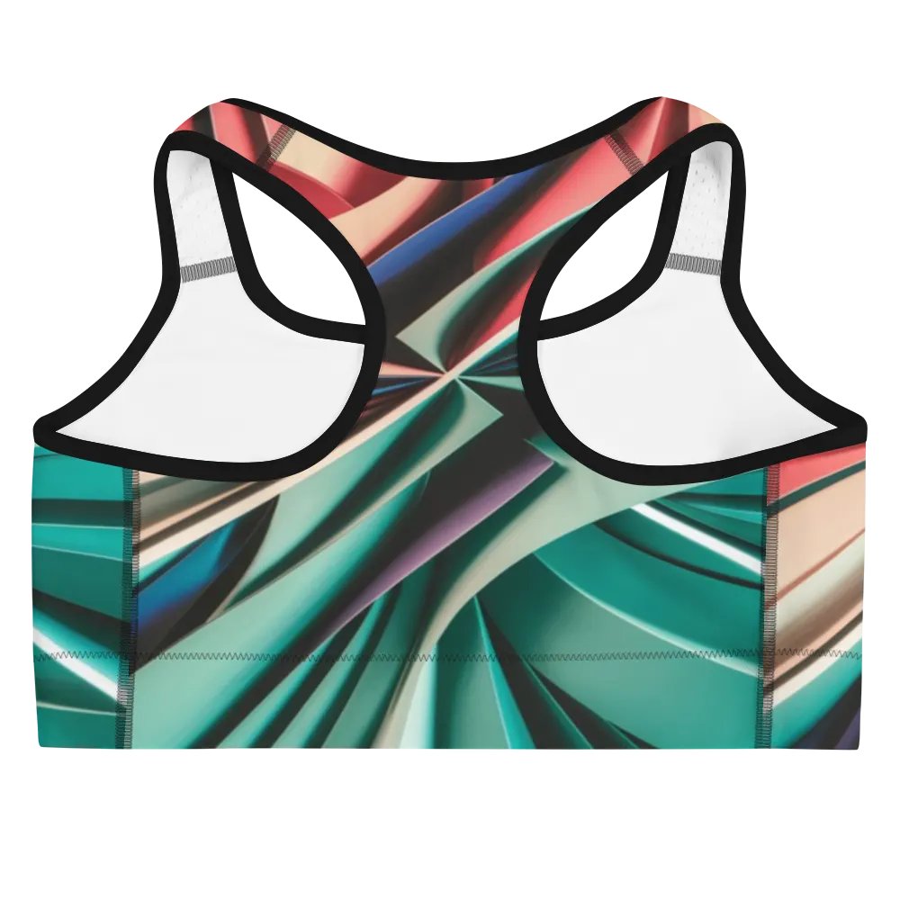TDS Music Sports Bra with Abstract Geometric Design product image (5)