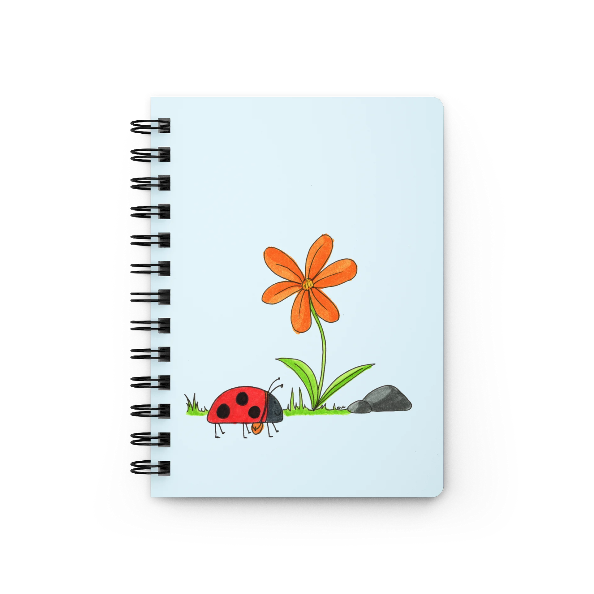 Ladybug Walk Spiral Notebook (Lined Paper) product image (1)