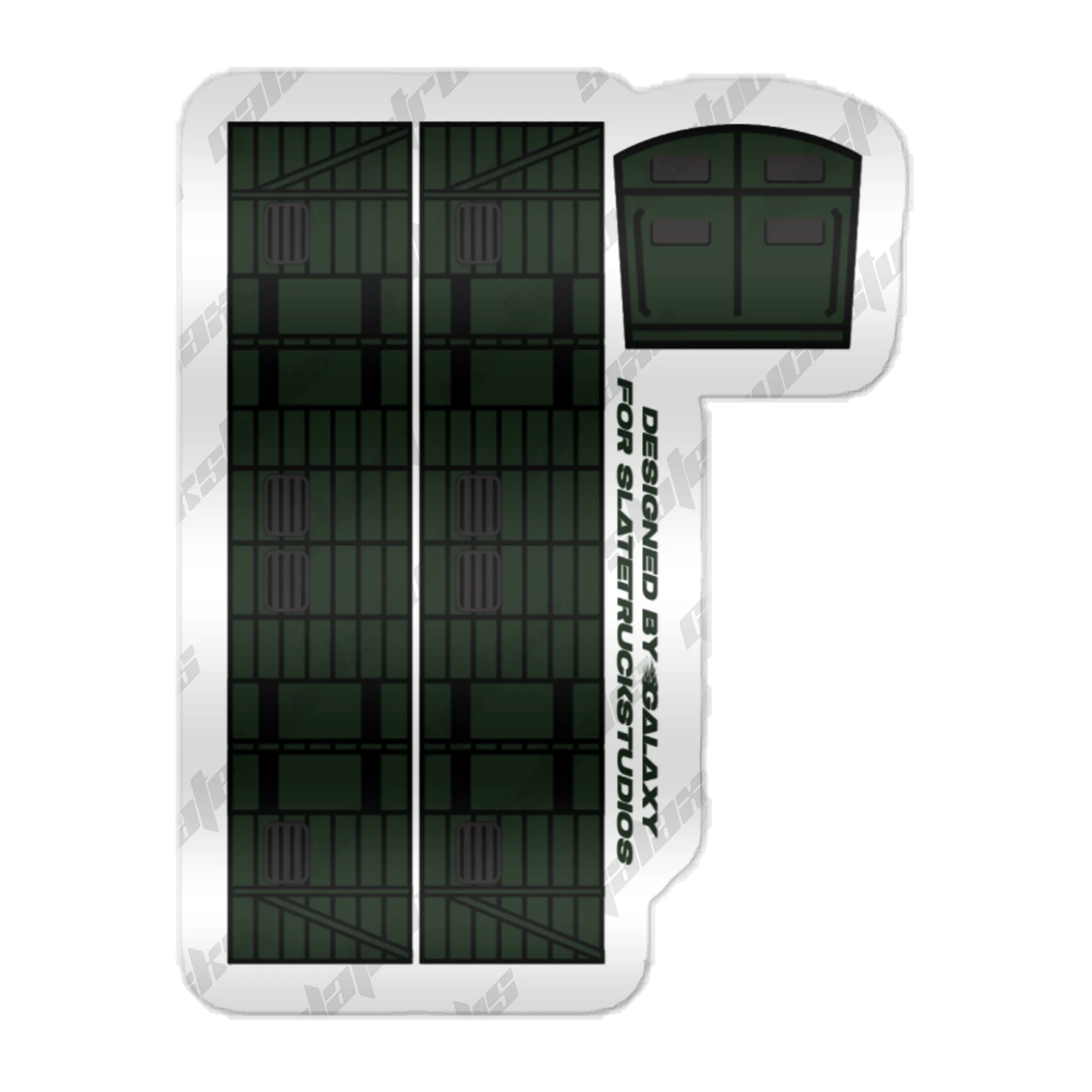 ERTL “Dark Green Utility Van” Sticker Set product image (1)