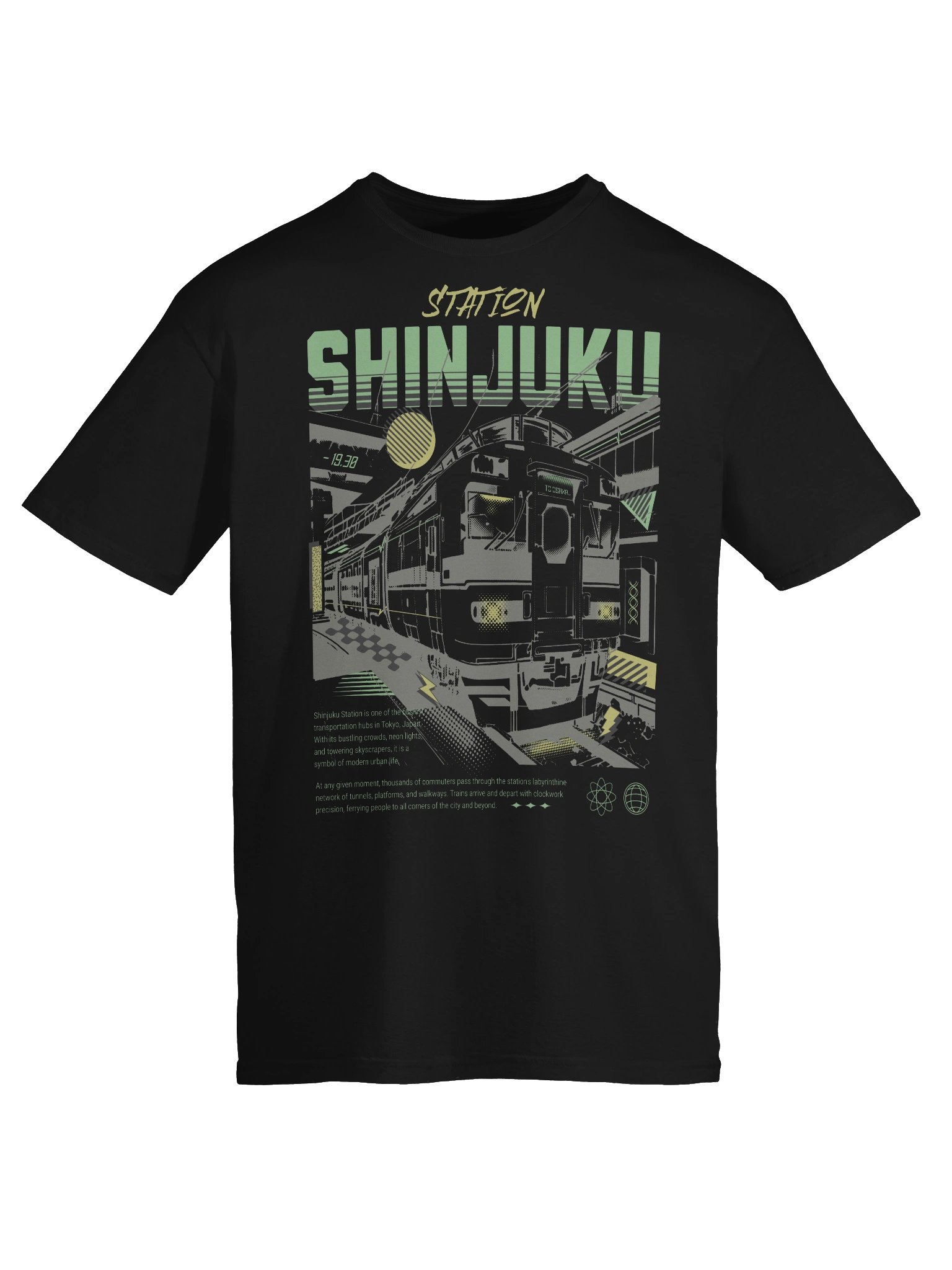 Shinjuku Station Tokyo T-Shirt - Gildan Softstyle product image (6)
