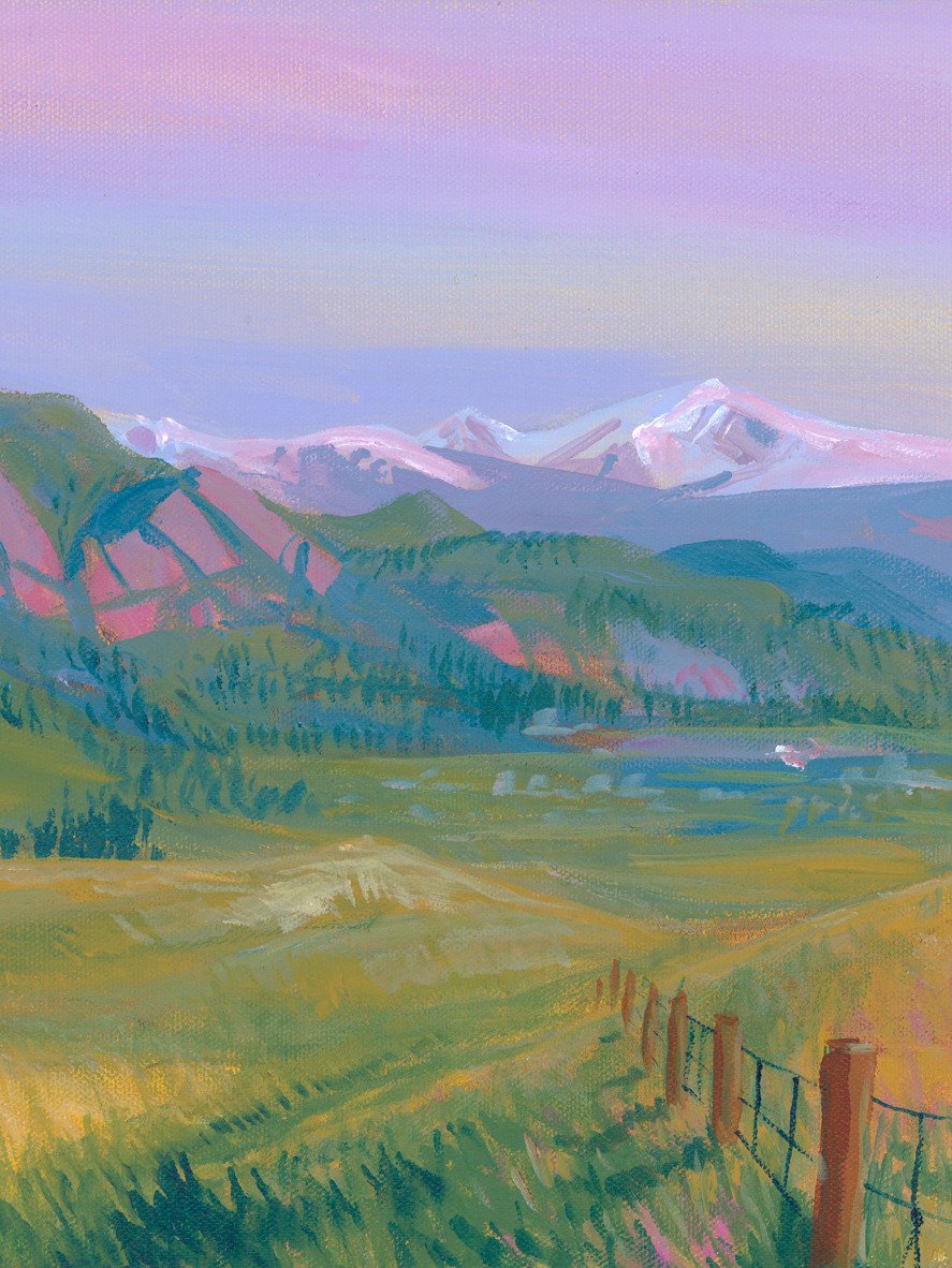 Boulder at Dawn Print product image (2)