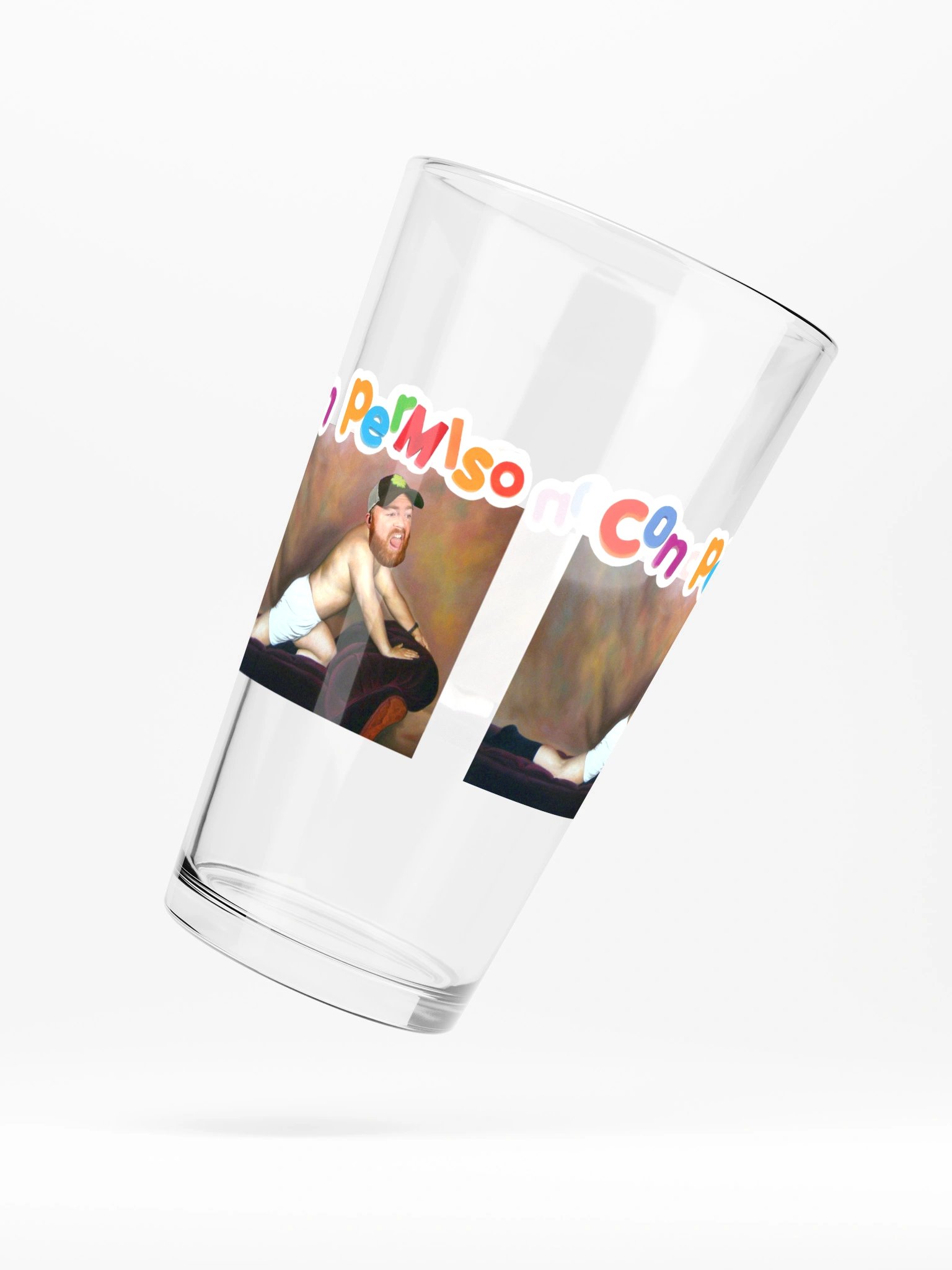 Con Permiso Pint Glass product image (5)