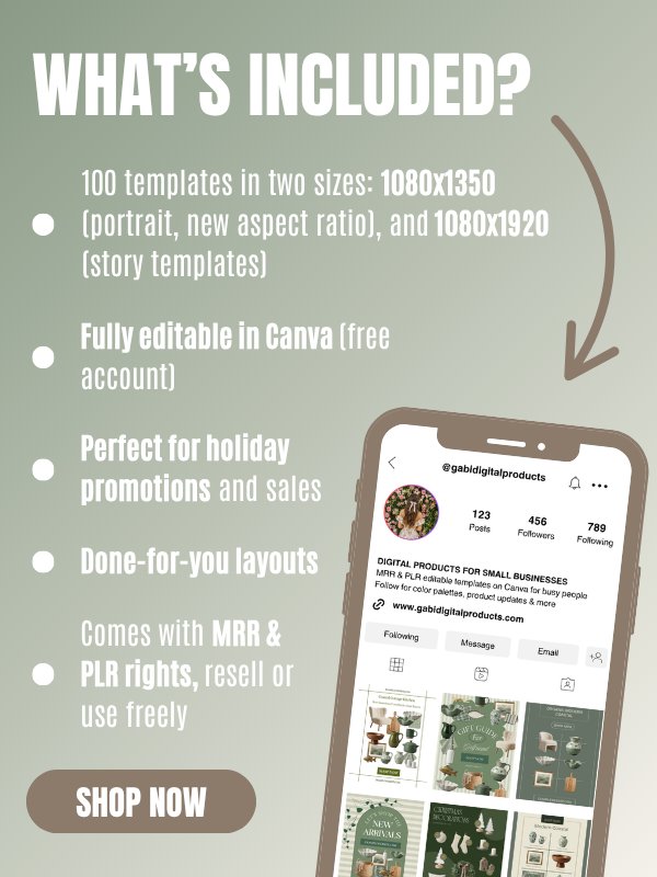Interior Design Instagram Post Templates (Canva) product image (7)