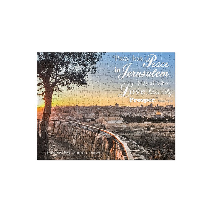 PRAY FOR PEACE IN JERUSALEM Jigsaw Puzzle product image (2)