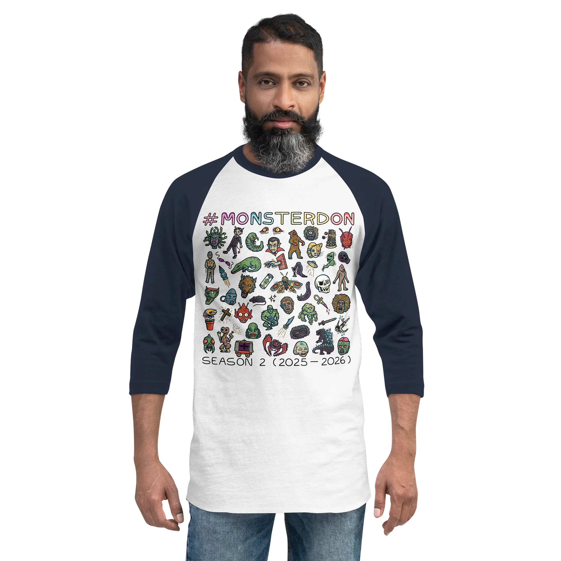 Monsterdon Raglan Long-Sleeve T-Shirt (Light) product image (17)