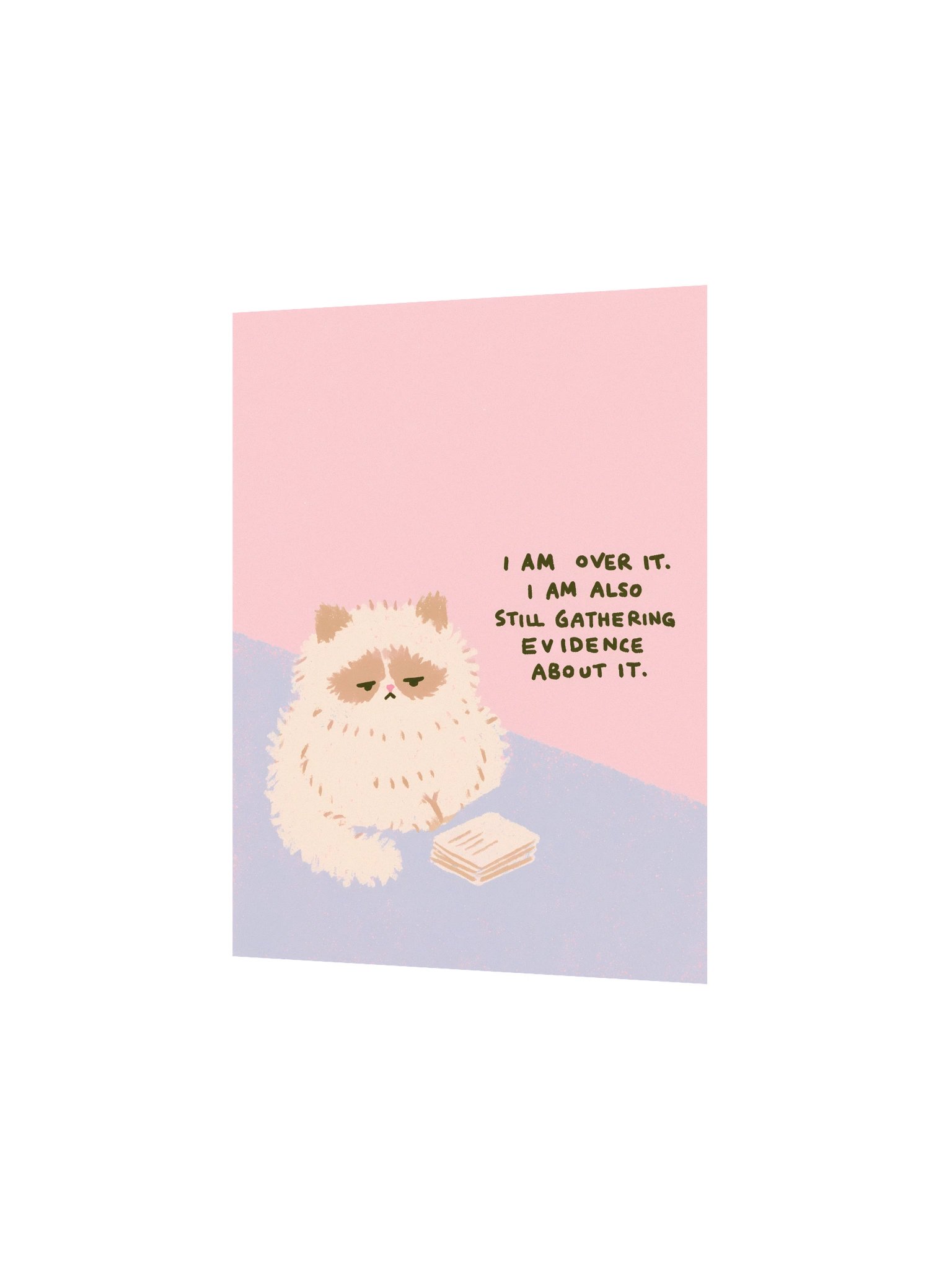I’m Over It Cat Poster product image (6)