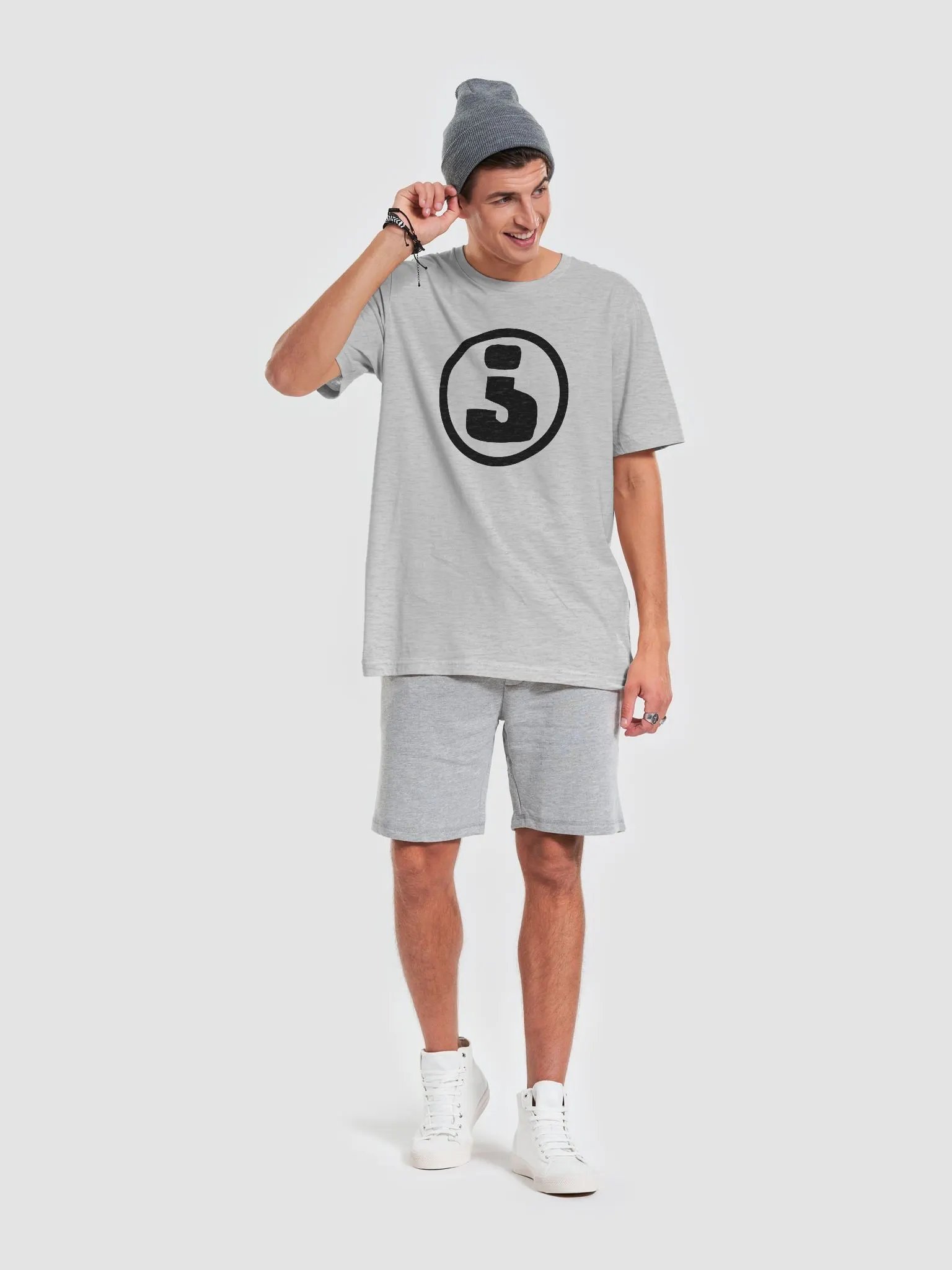 Black Inverted Mark Tee product image (58)