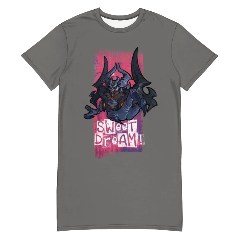 NIGHT TERROR: "Sweet Dreams!" Women's T-Shirt Dress product image (1)