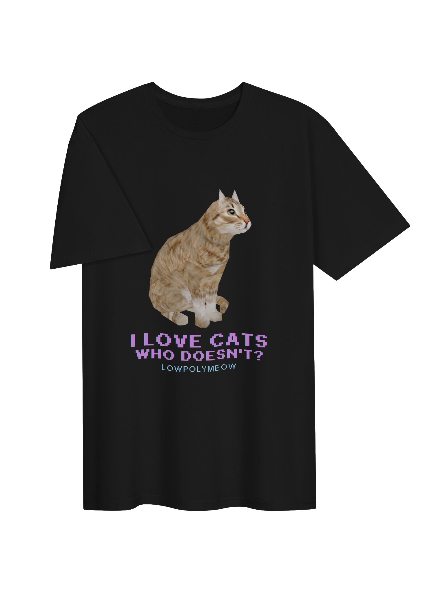 The "Low-Poly Meow" Classic Tee product image (3)