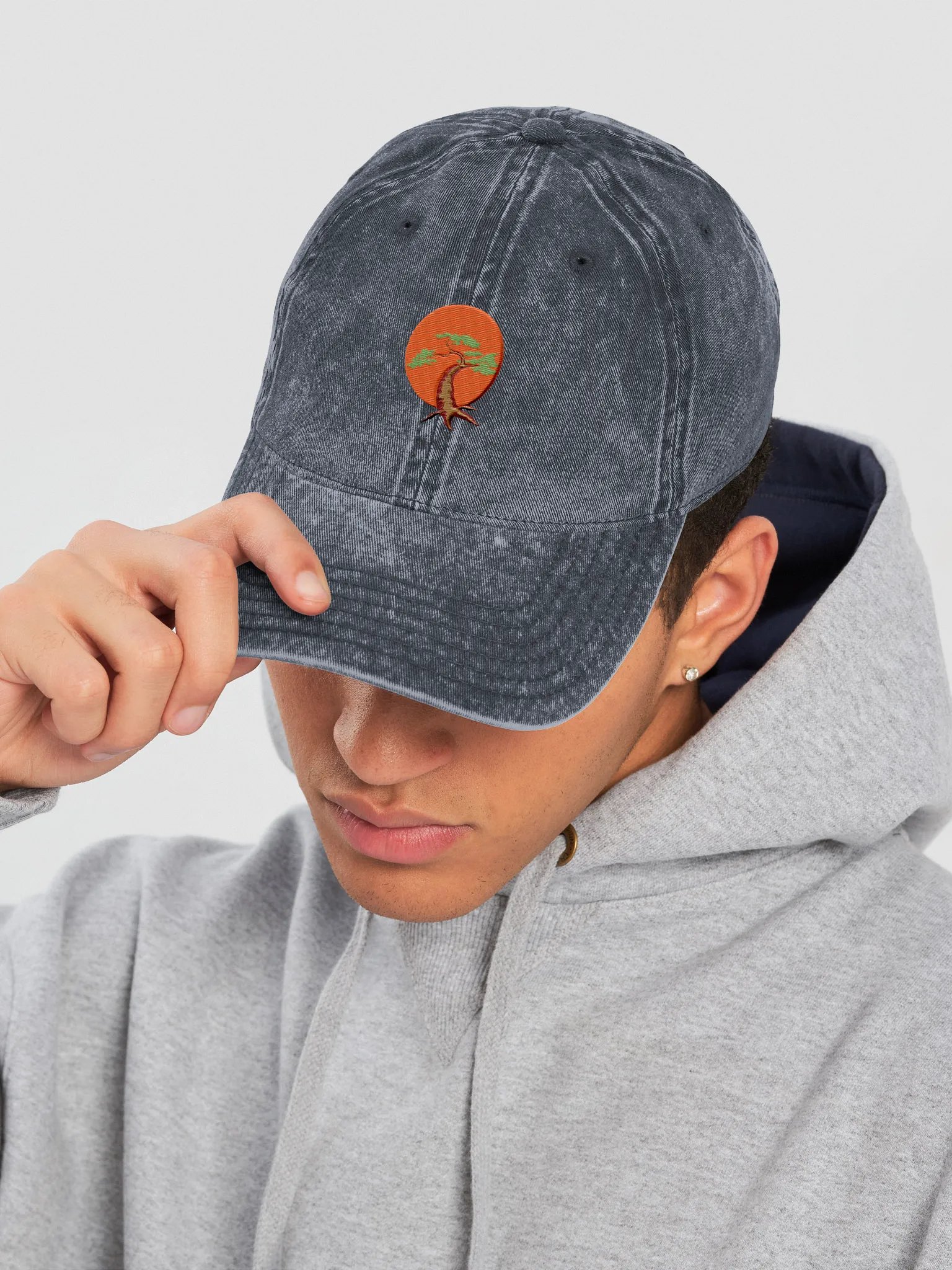 Bonsai Tree Sunset Dad Hat product image (7)