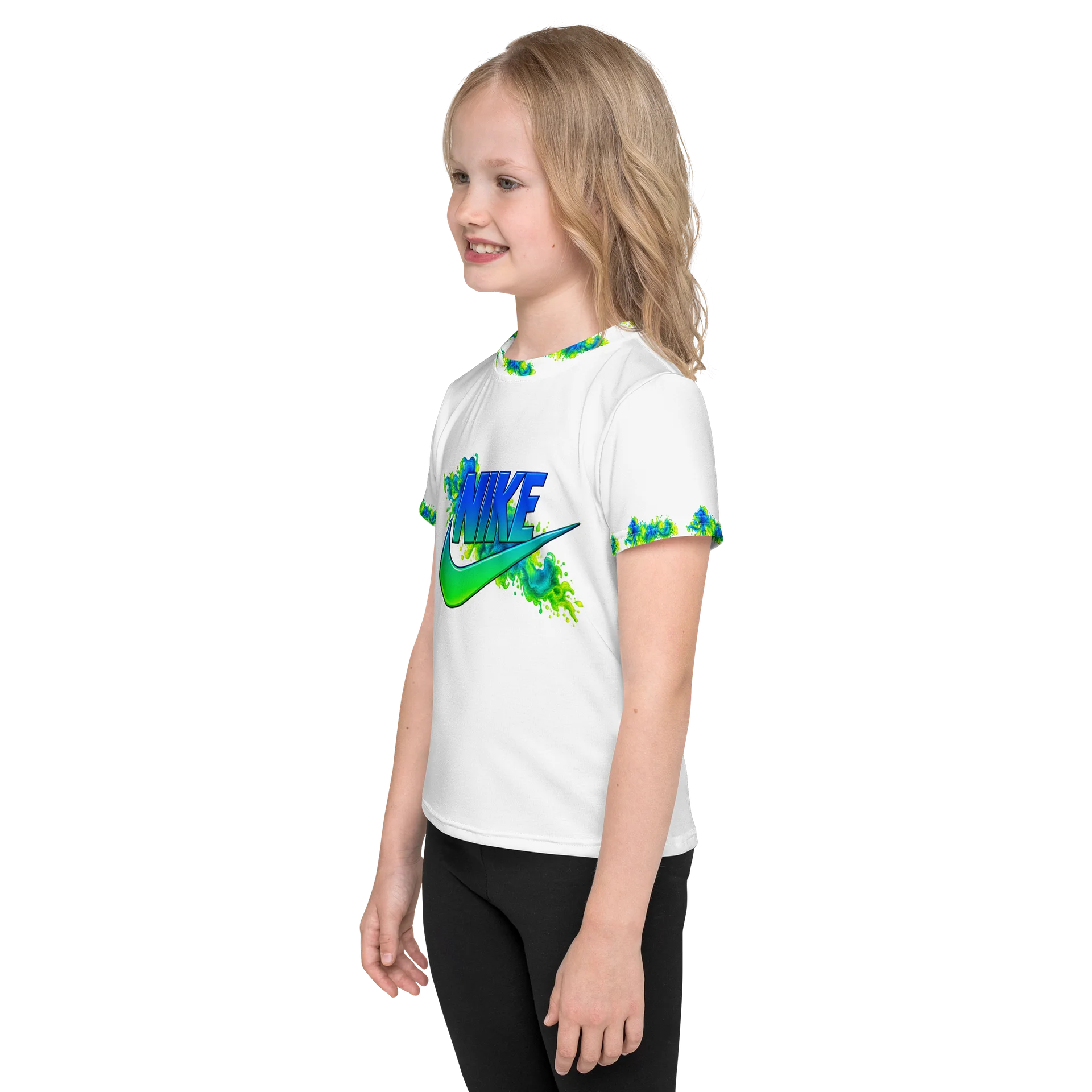 Colorburst Nike Swoosh Kids Tee product image (2)