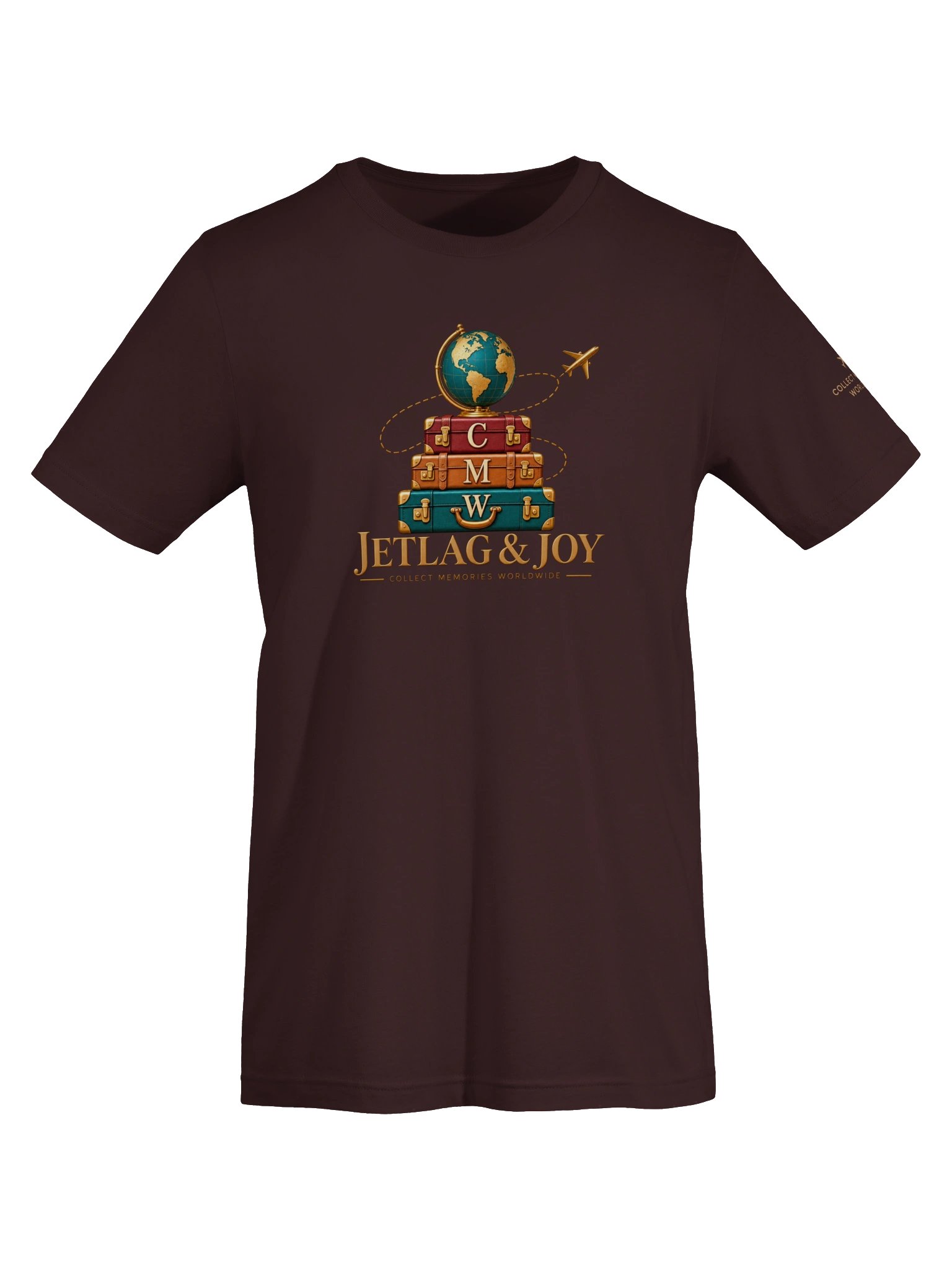 Jetlag & Joy Passport Stamps Unisex Graphic Tee product image (9)