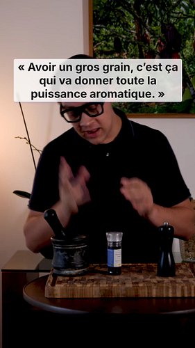 Pourquoi le PILON est la meilleure méthode pour moudre votre poivre ! 🌿🔨

Savais-tu que plus ta mouture de poivre est fine,...