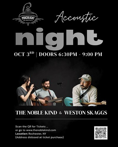 Mark those 📆 if you’d like to see us! We’ll be opening for @westonskaggs on October 3rd … maybe we’ll play a few songs from o...