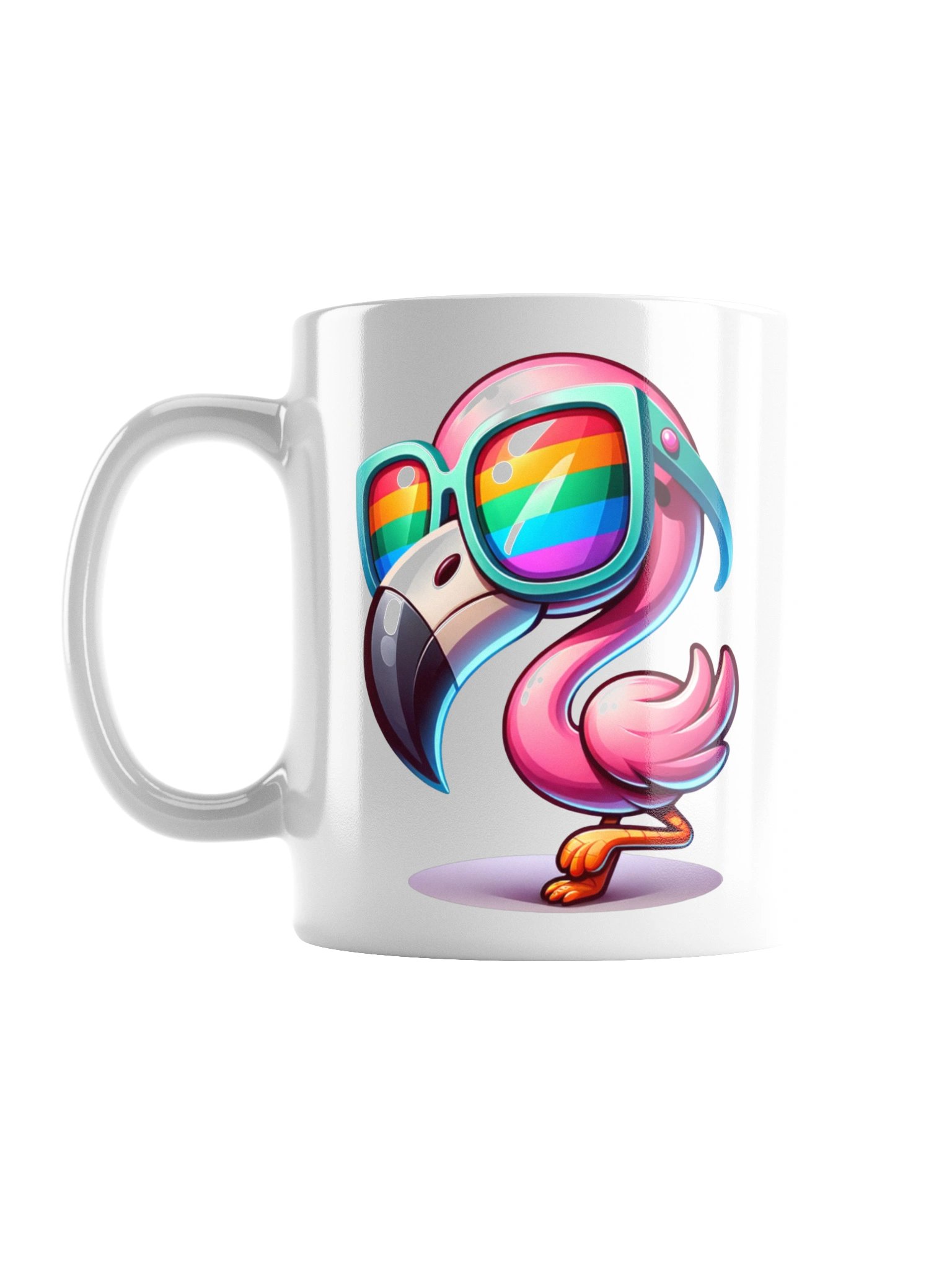 Rainbow Shades Flamingo Mug product image (1)