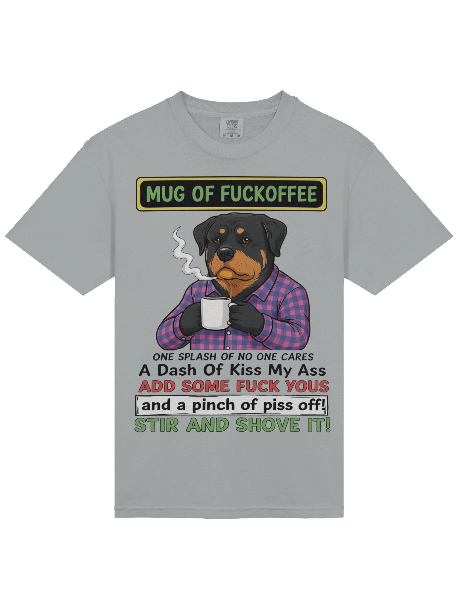 F*ckoffee Rottweiler Tee product image (3)
