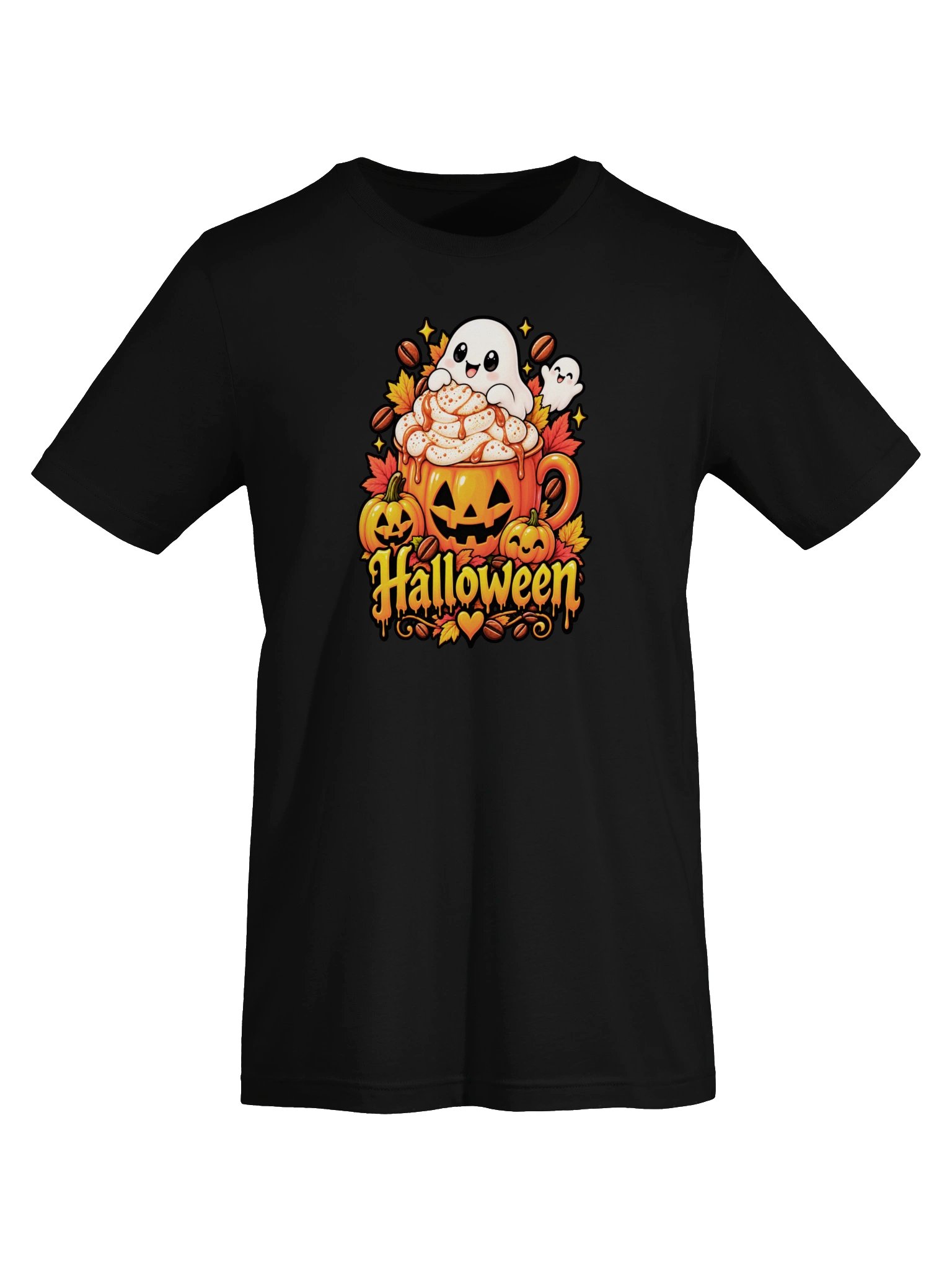 Halloween Pumpkin Coffee – Cute Ghost & Coffee product image (38)