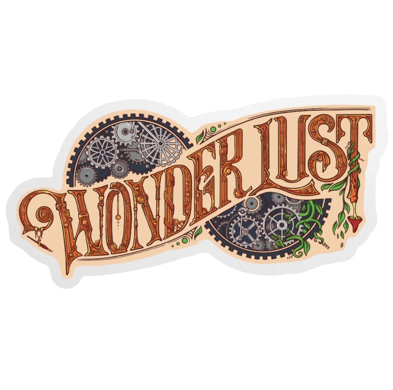 Wonderlust Sticker Logo product image (1)
