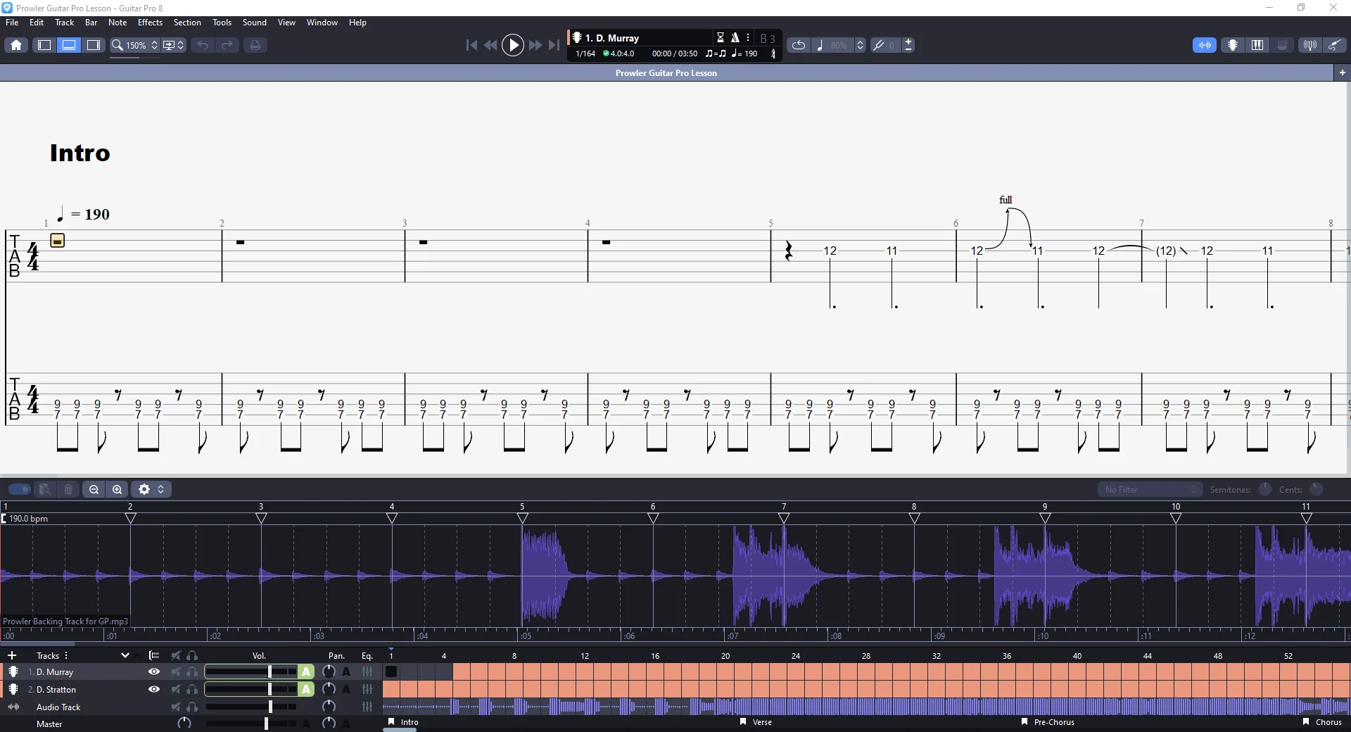 Prowler | PDF Tab + Guitar Pro | Iron Maiden product image (3)
