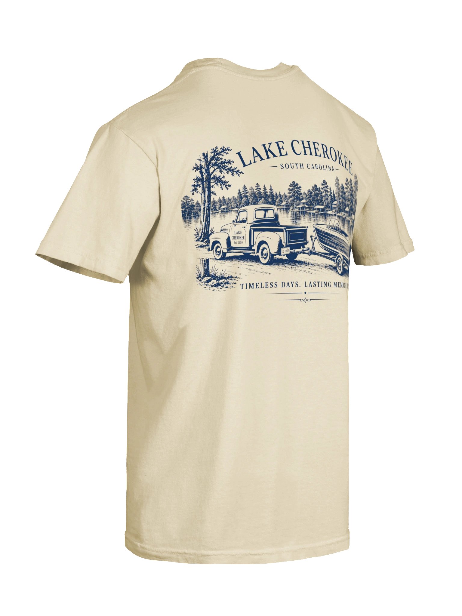 Lake Cherokee Vintage Truck Tee (blue) product image (24)
