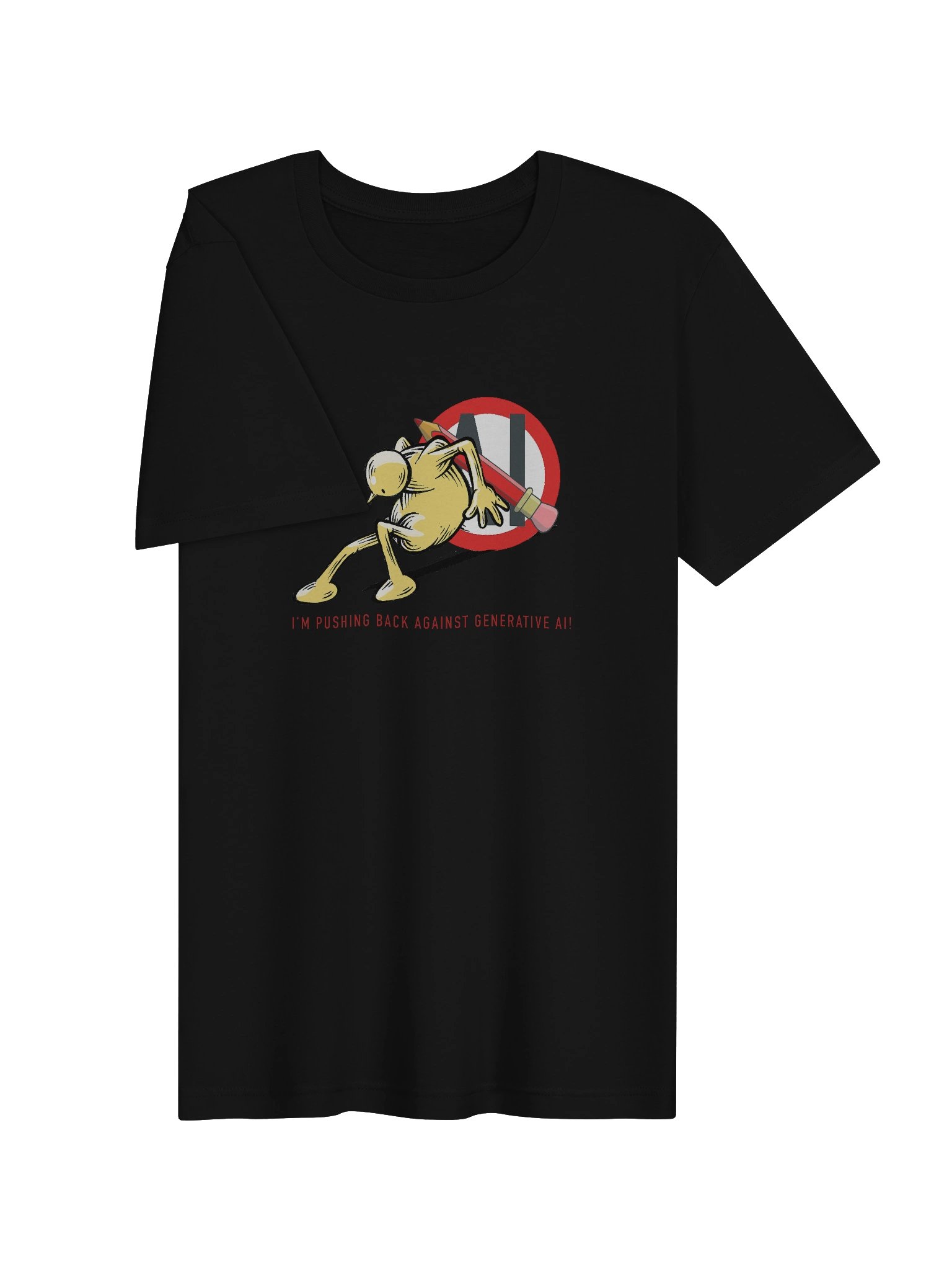 'Push Back' supersoft T-shirt. product image (63)
