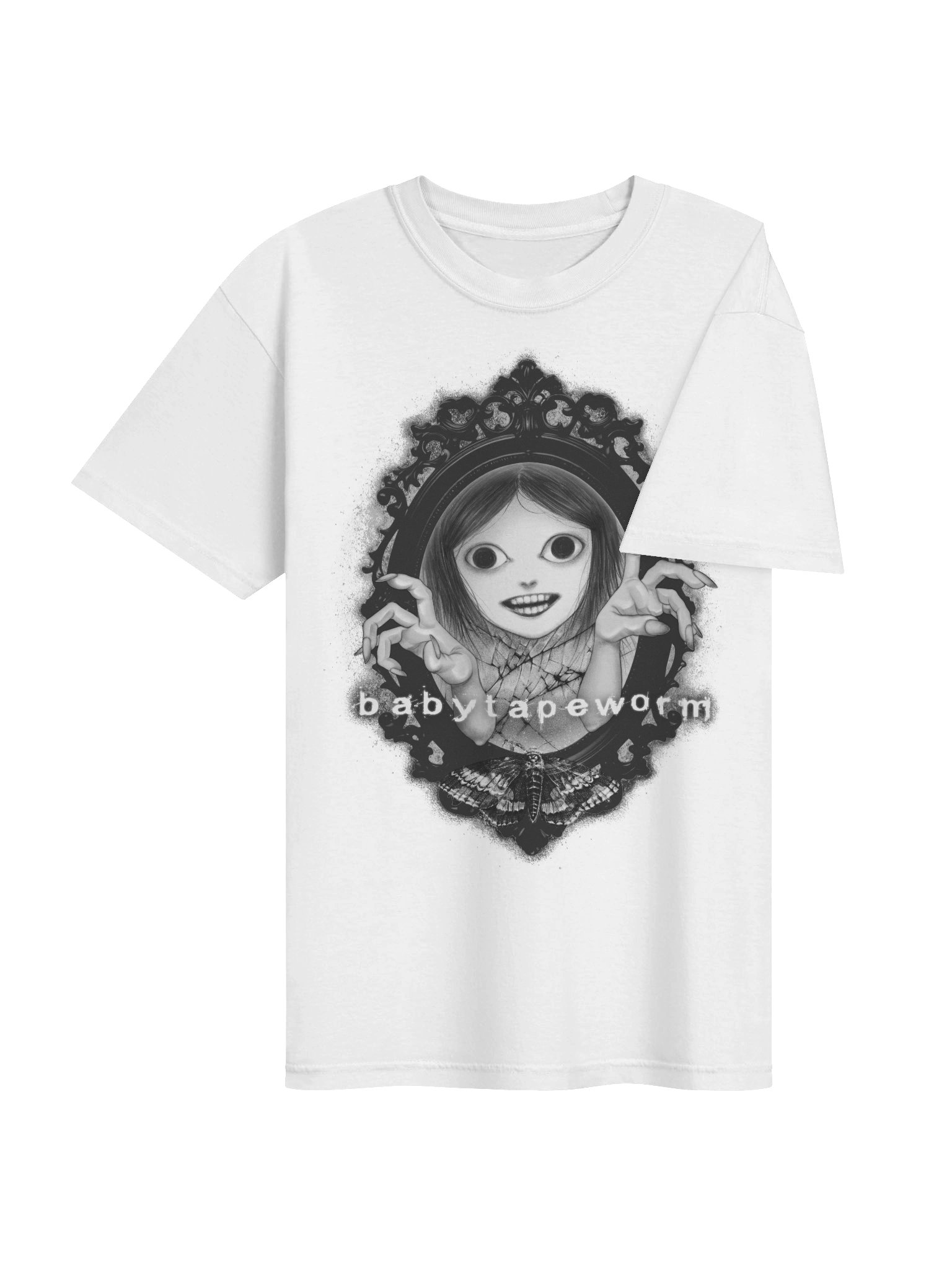 tapeworm tee - white product image (4)