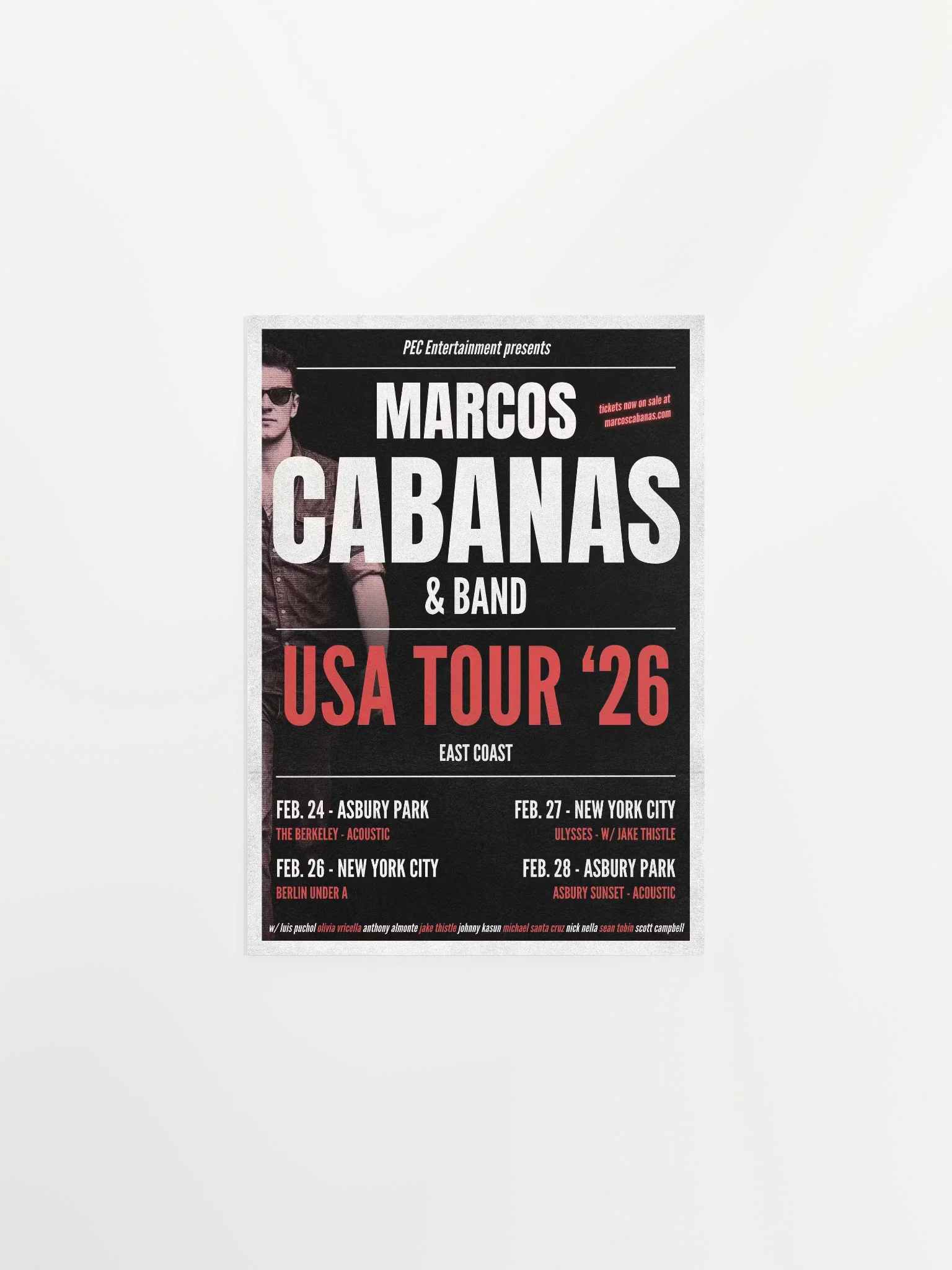 USA TOUR '26 PROMO POSTER product image (1)