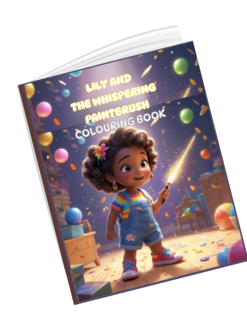 Lily and the Whispering Paintbrush' Coloring Book product image (1)