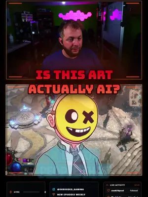 Not every avatar you think is AI was made by AI. Wrecked talks about the artist behind his avatar and PNGtuber, including the work files. Maybe ask before assuming? From This Week at Shrouded episode 166 with agreener and Wrecked. #ThisWeekAtShrouded #SGC #Gaming #Shorts