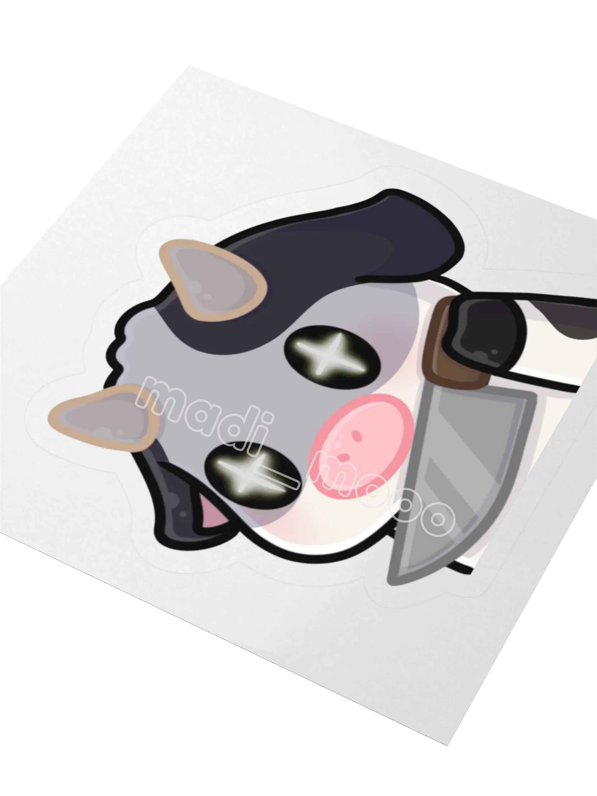 Stabby Cow Sticker product image (2)