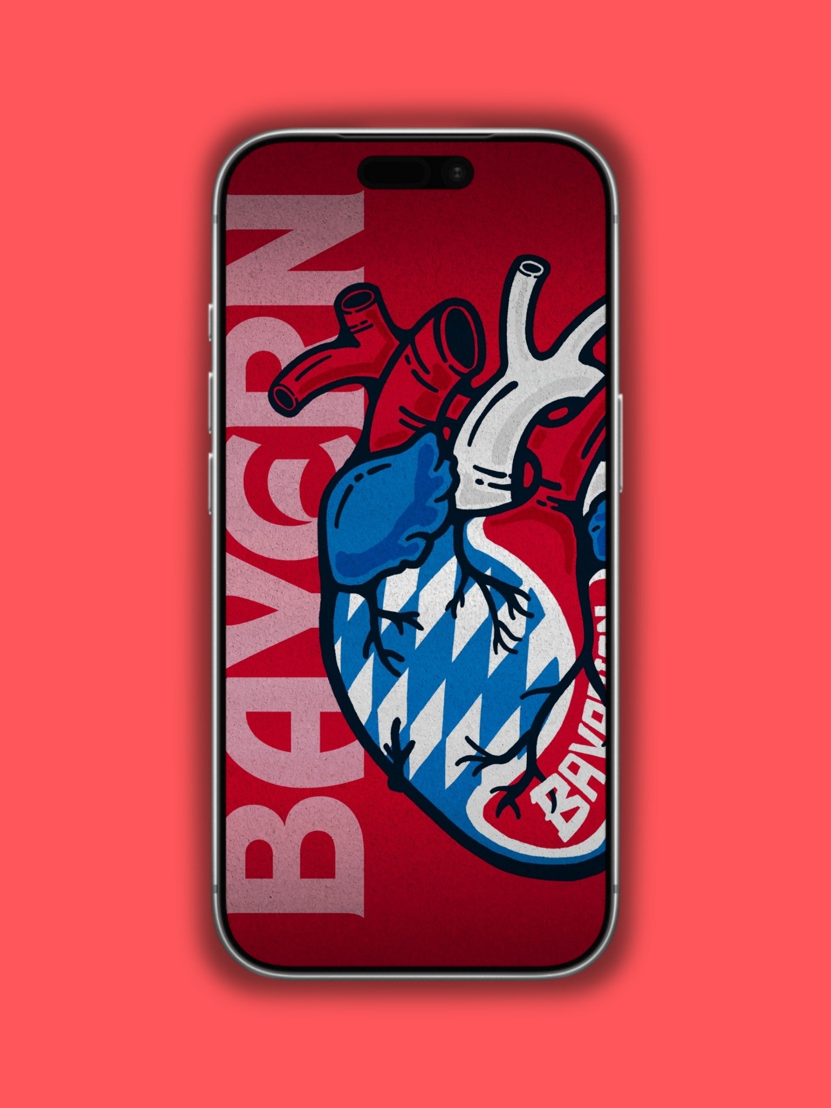 Bayern Heart Wallpaper product image (1)