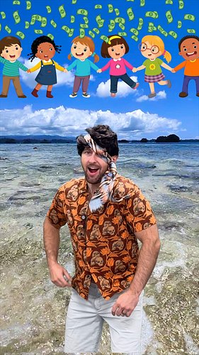 This vacation island is only for the wealthy! And we promise no files will ever be released 🤫