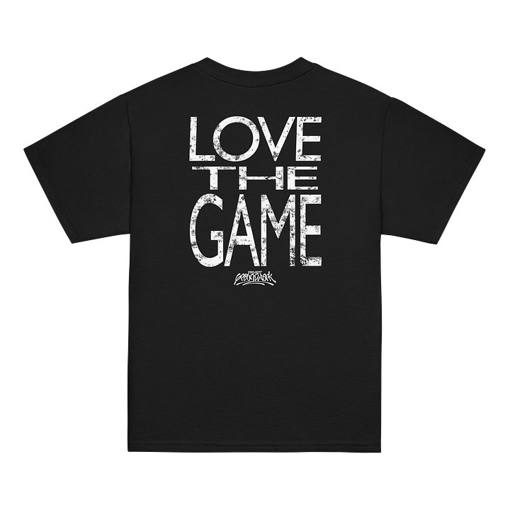 Love the Game Youth Classic (Front/Back) Black Tee product image (1)