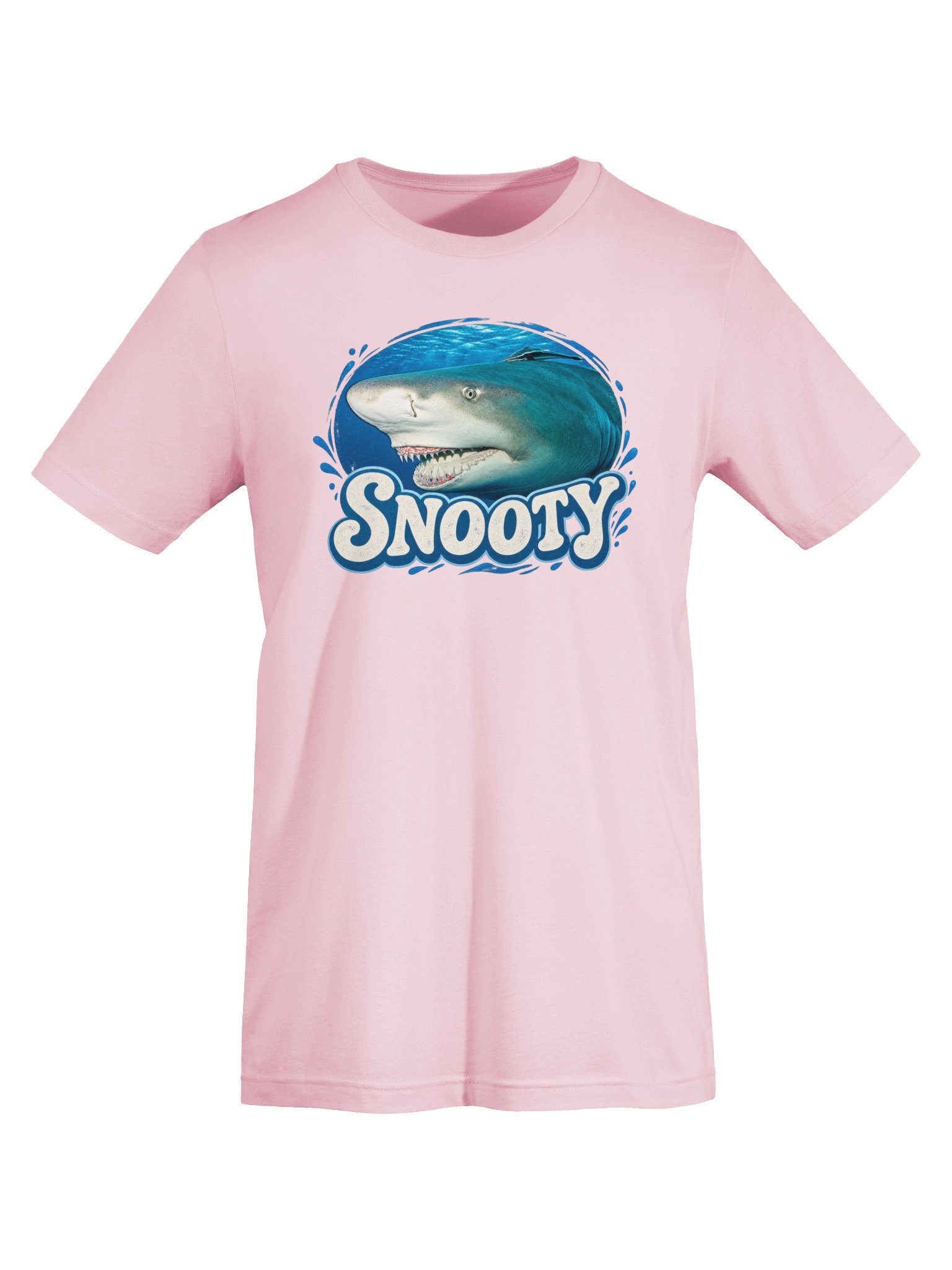 Snooty Shark Pink Unisex Tee product image (5)