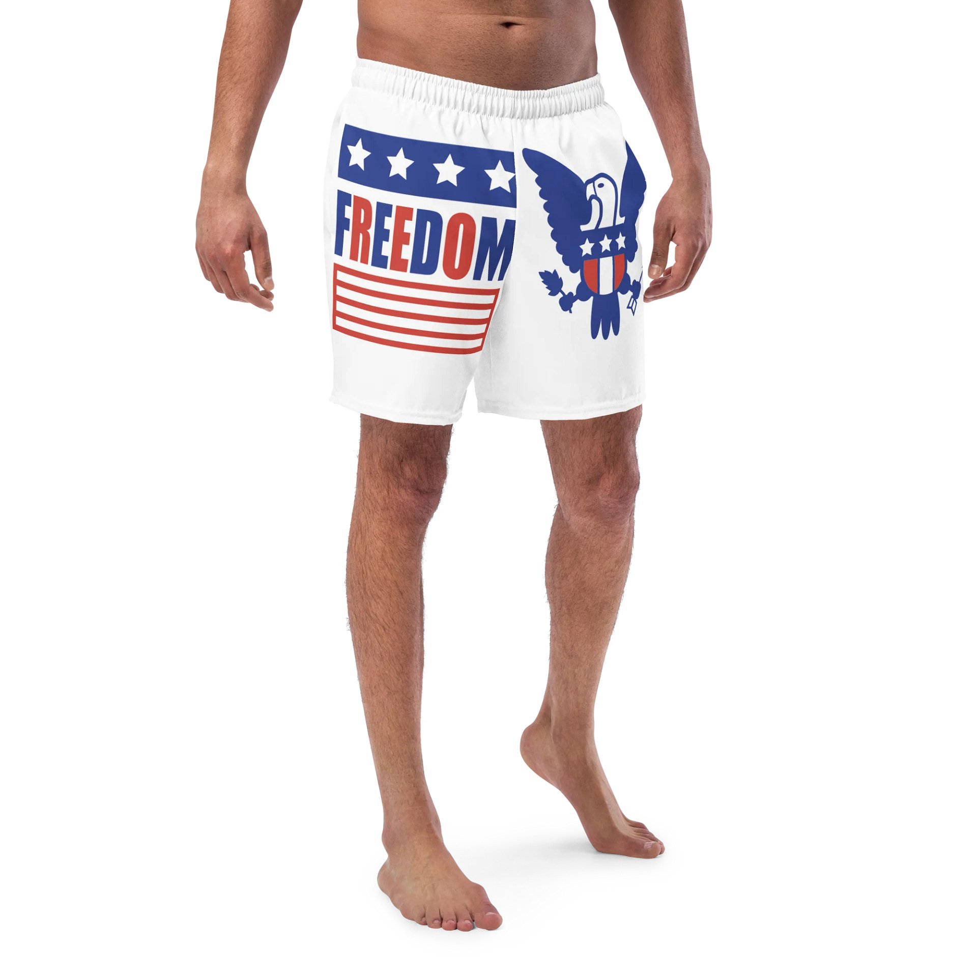 Patriotic Eagle Freedom Swim Trunks product image (1)