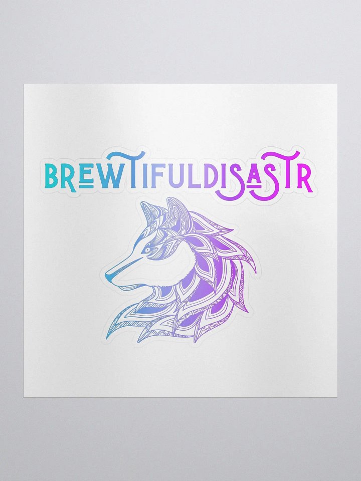 BrewtifulDisastr Logo Sticker product image (1)
