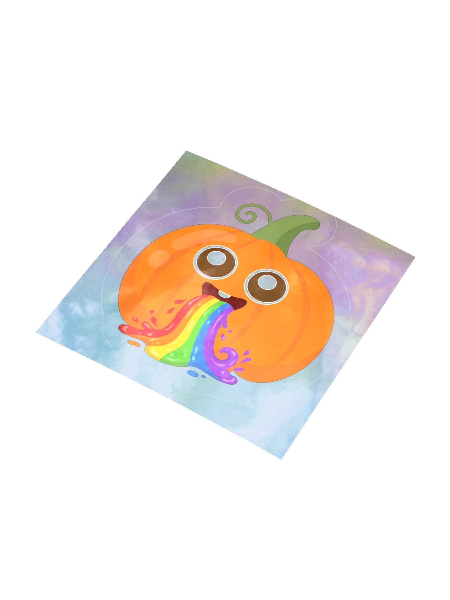 Rainbow Pumpkin Holographic Sticker Sheet product image (7)