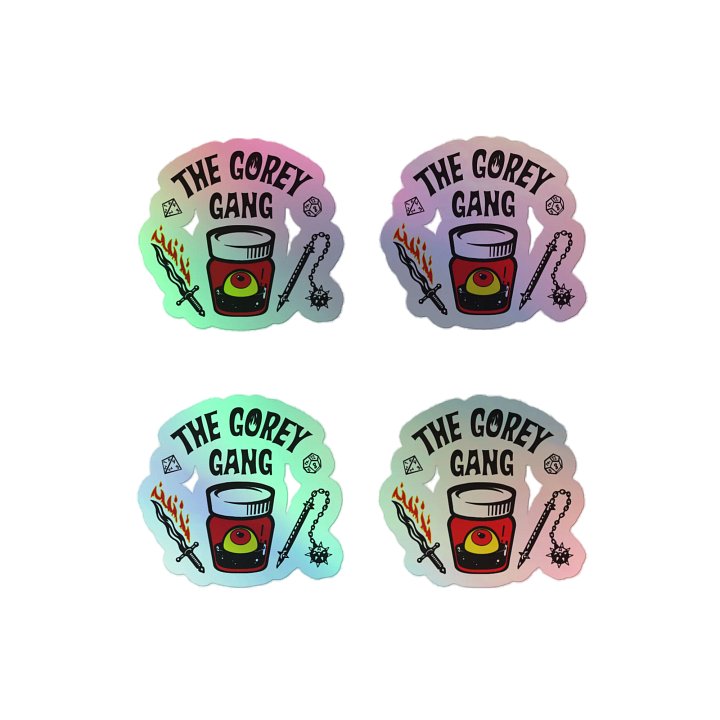 DnD Gang - Kiss-Cut Holographic Sticker Sheet product image (2)