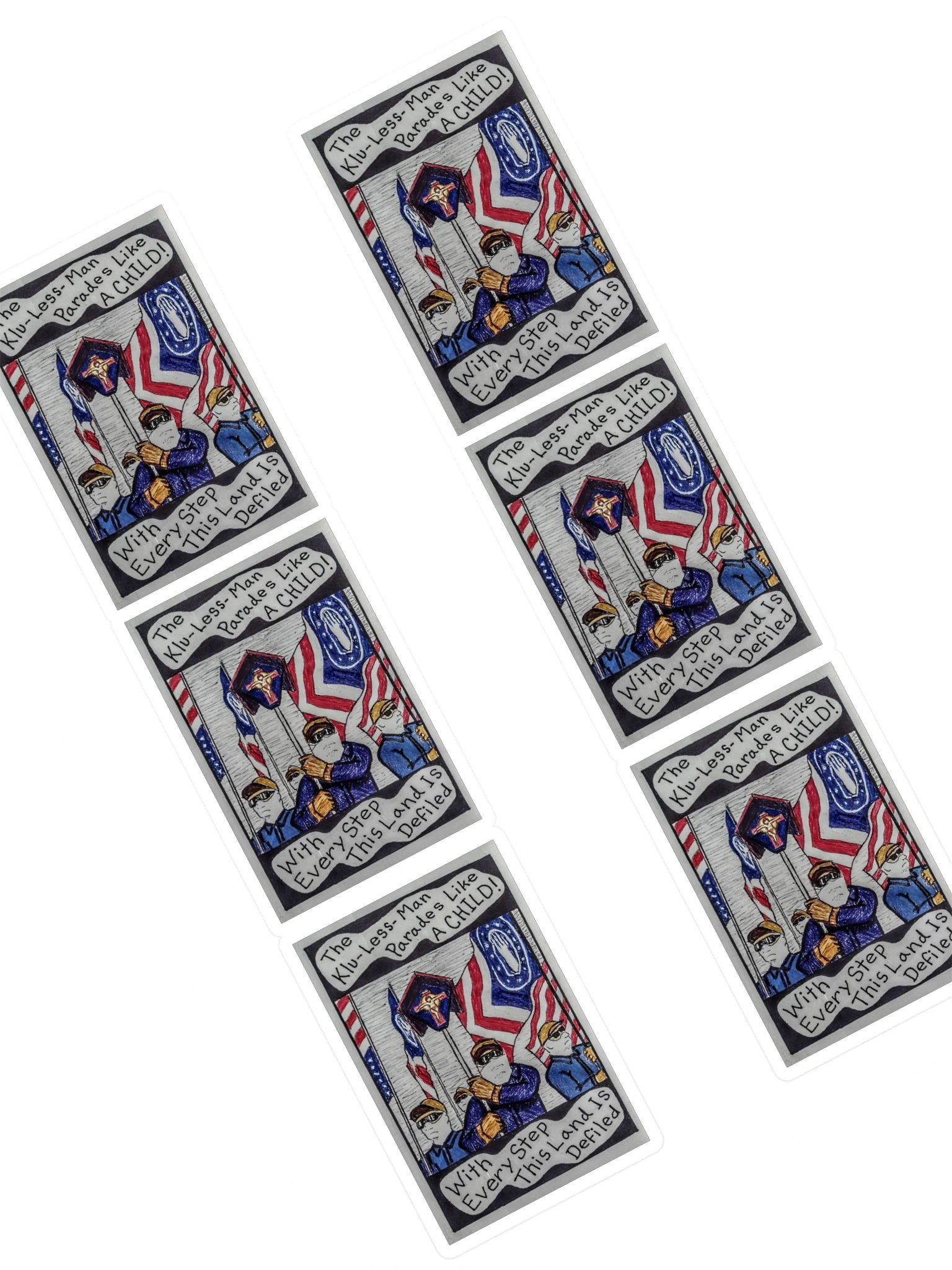 Klu-Less-Man Sticker Sheet product image (1)