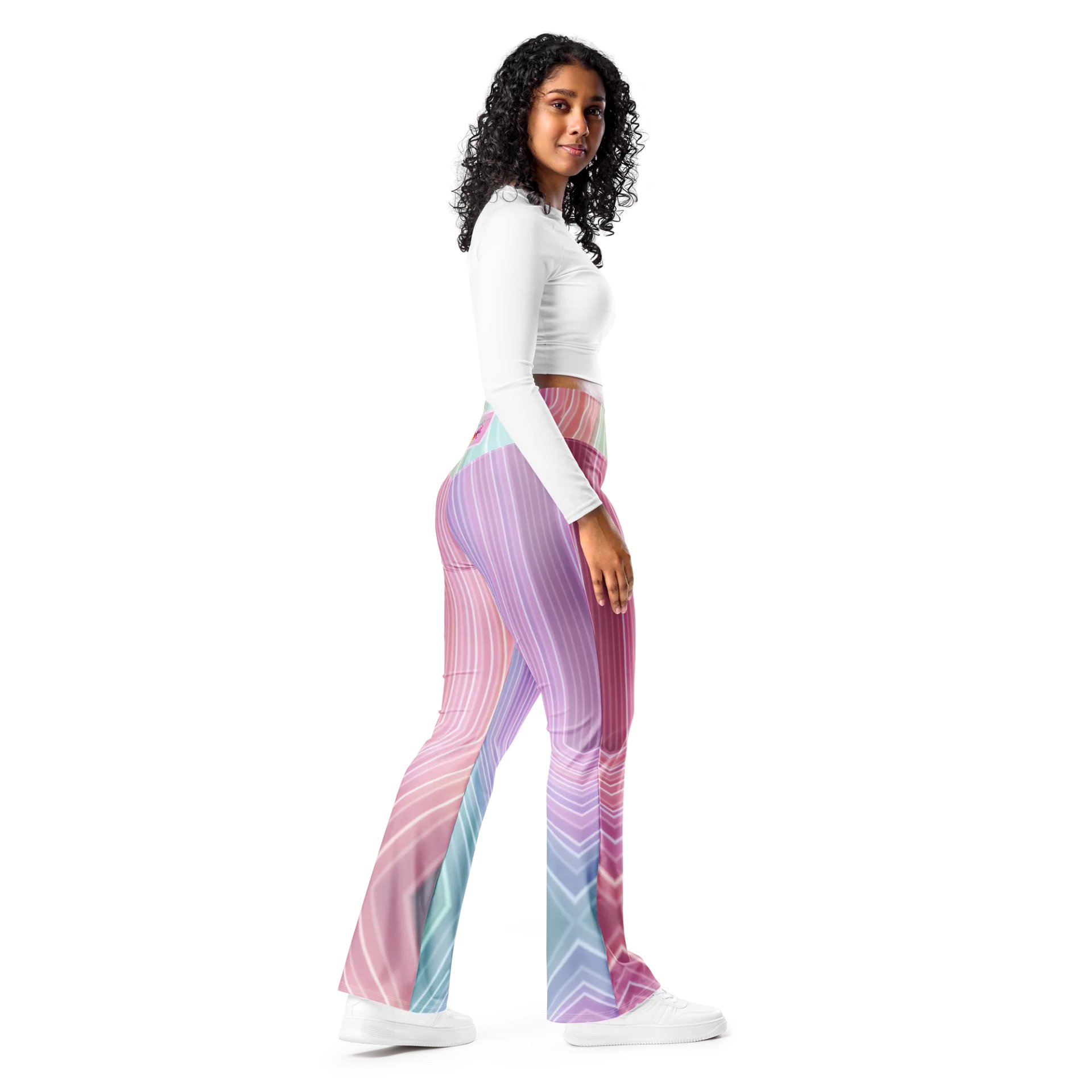 Pastel Dreams Flare Leggings product image (9)