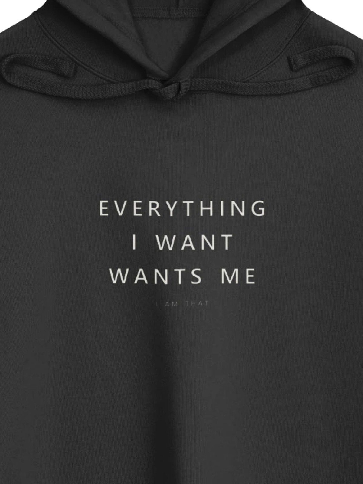 Everything I Want Wants Me Crop Hoodie product image (2)
