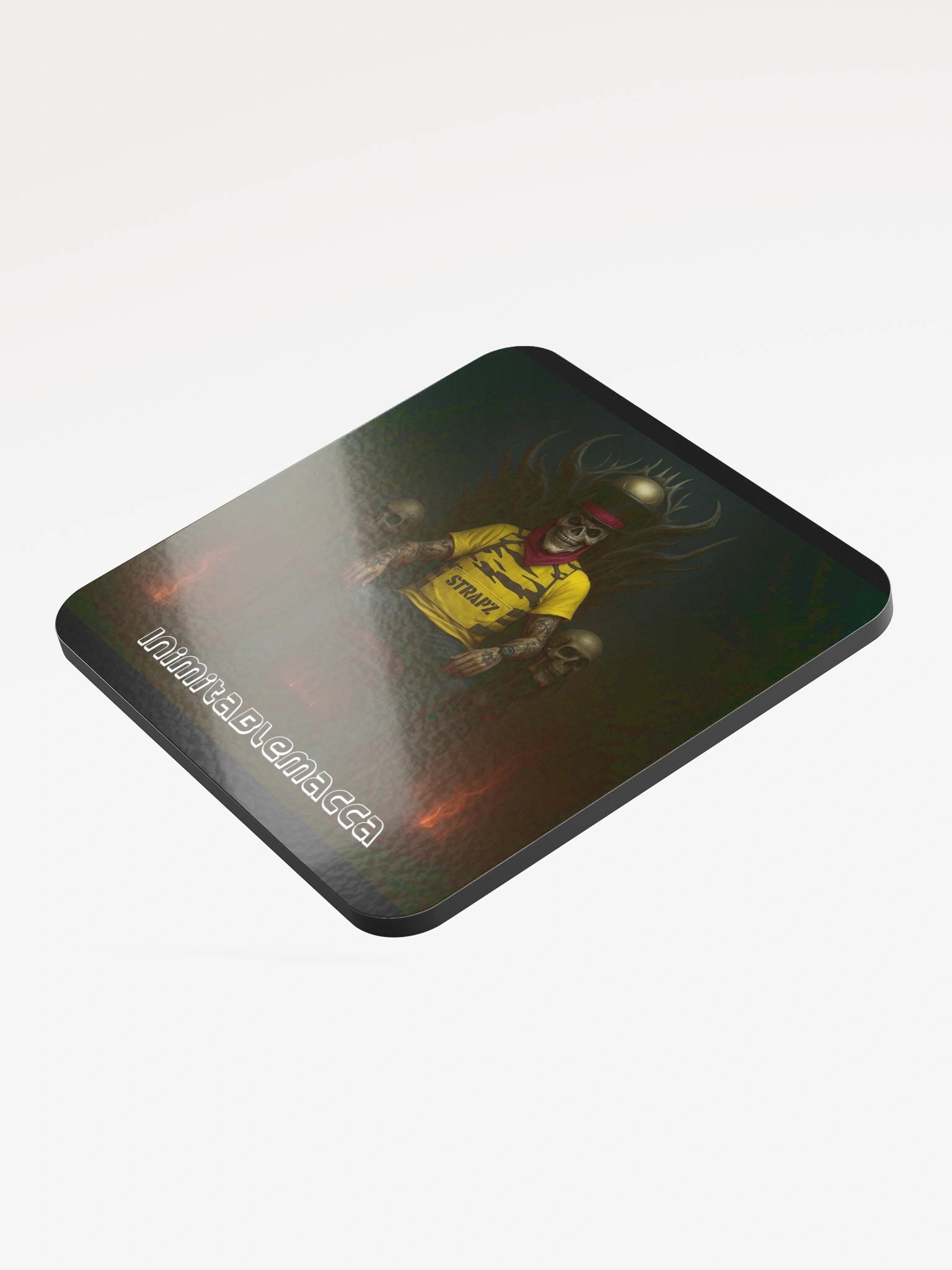 Macca on Throne Cork Coaster product image (3)