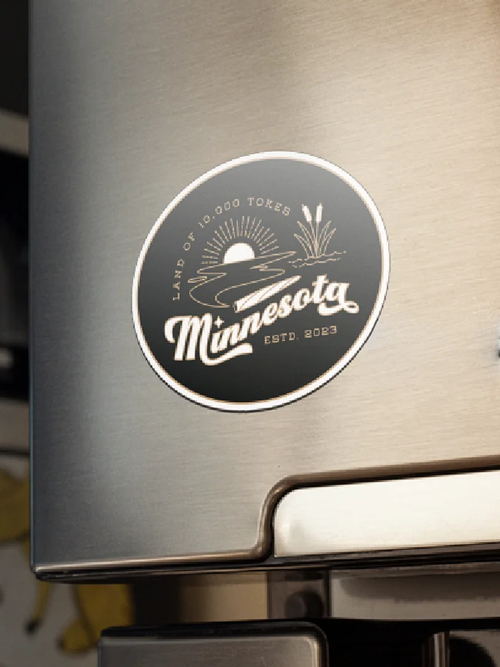 Land of 10,000 Tokes ✧ Minnesota Cannabis Lake Magnet product image (1)