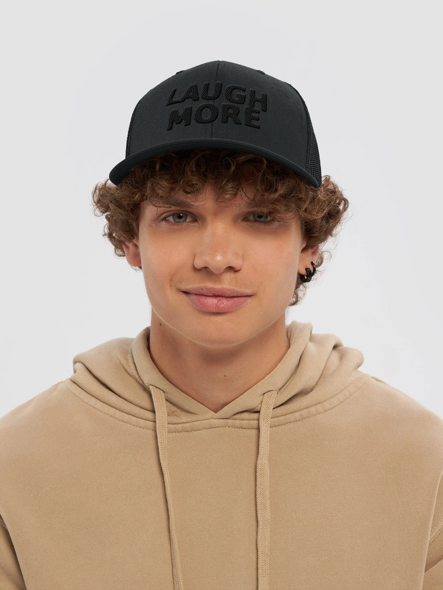 Laugh More Trucker Hat product image (5)