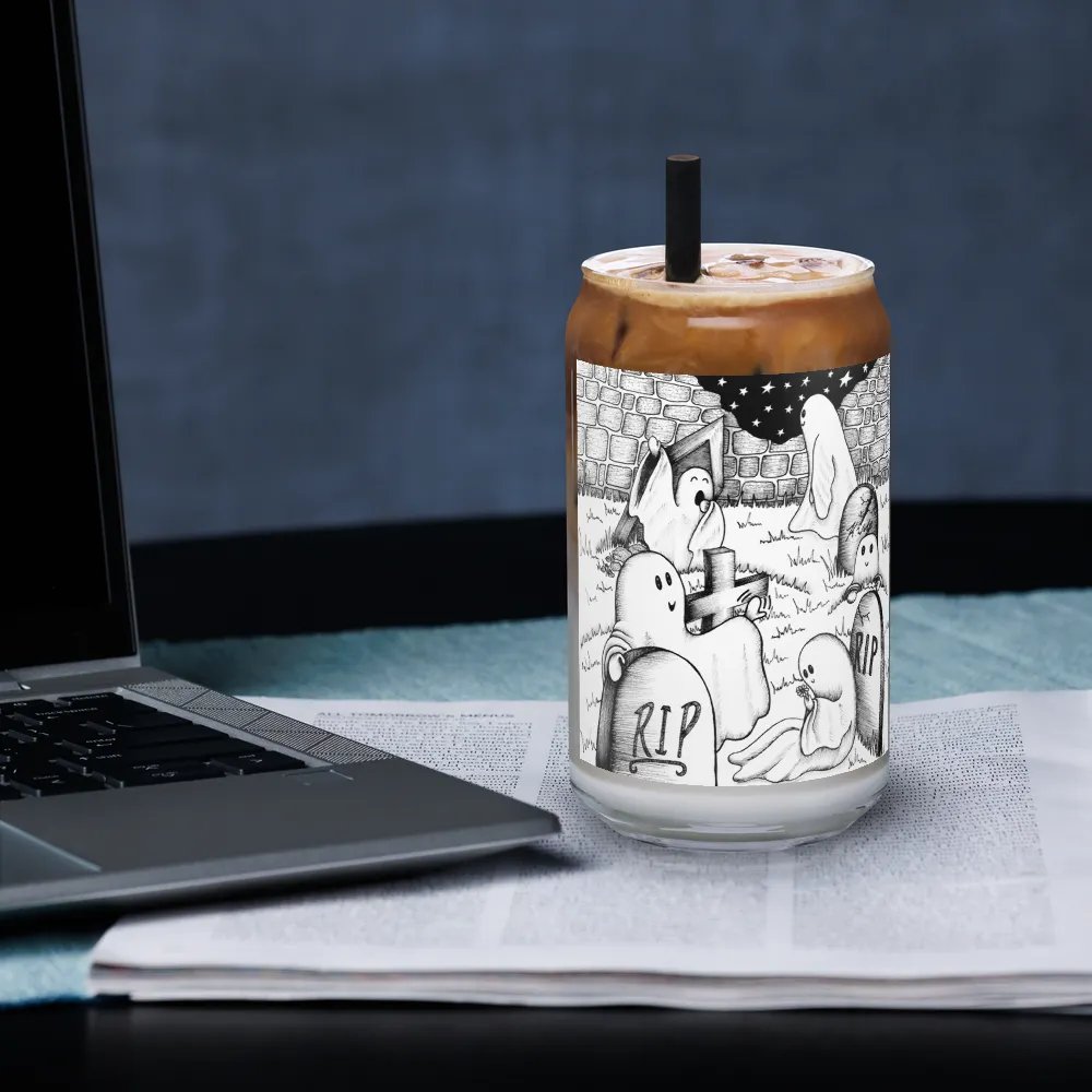 Graveyard Wake Up can-shaped glass product image (5)