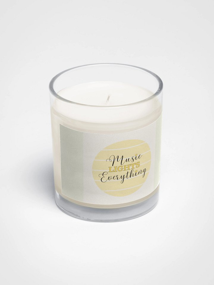 MUSIC LIGHTS EVERYTHING Soy Wax Candle product image (2)