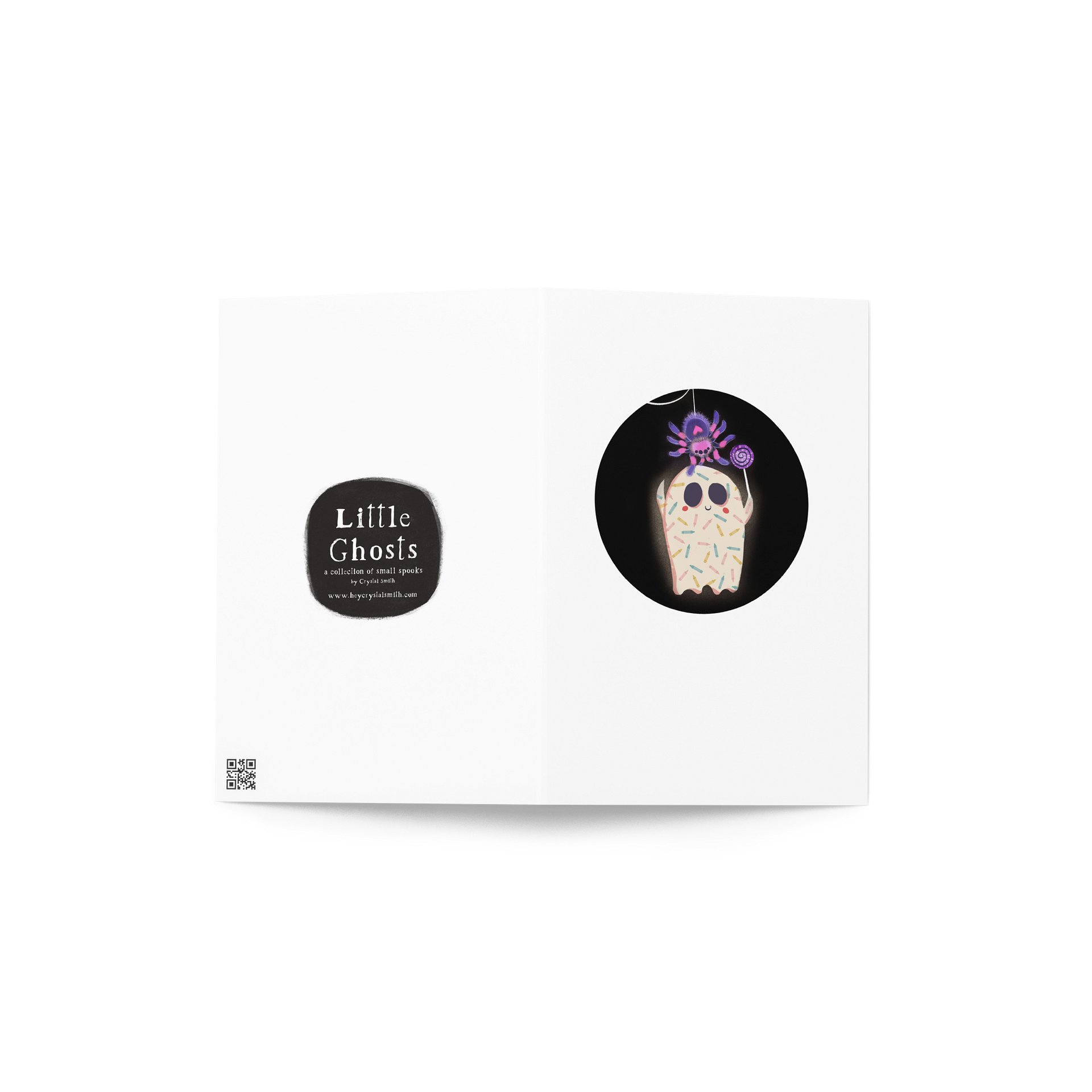 Little Ghost and the Pet Spider - Greeting Card product image (4)