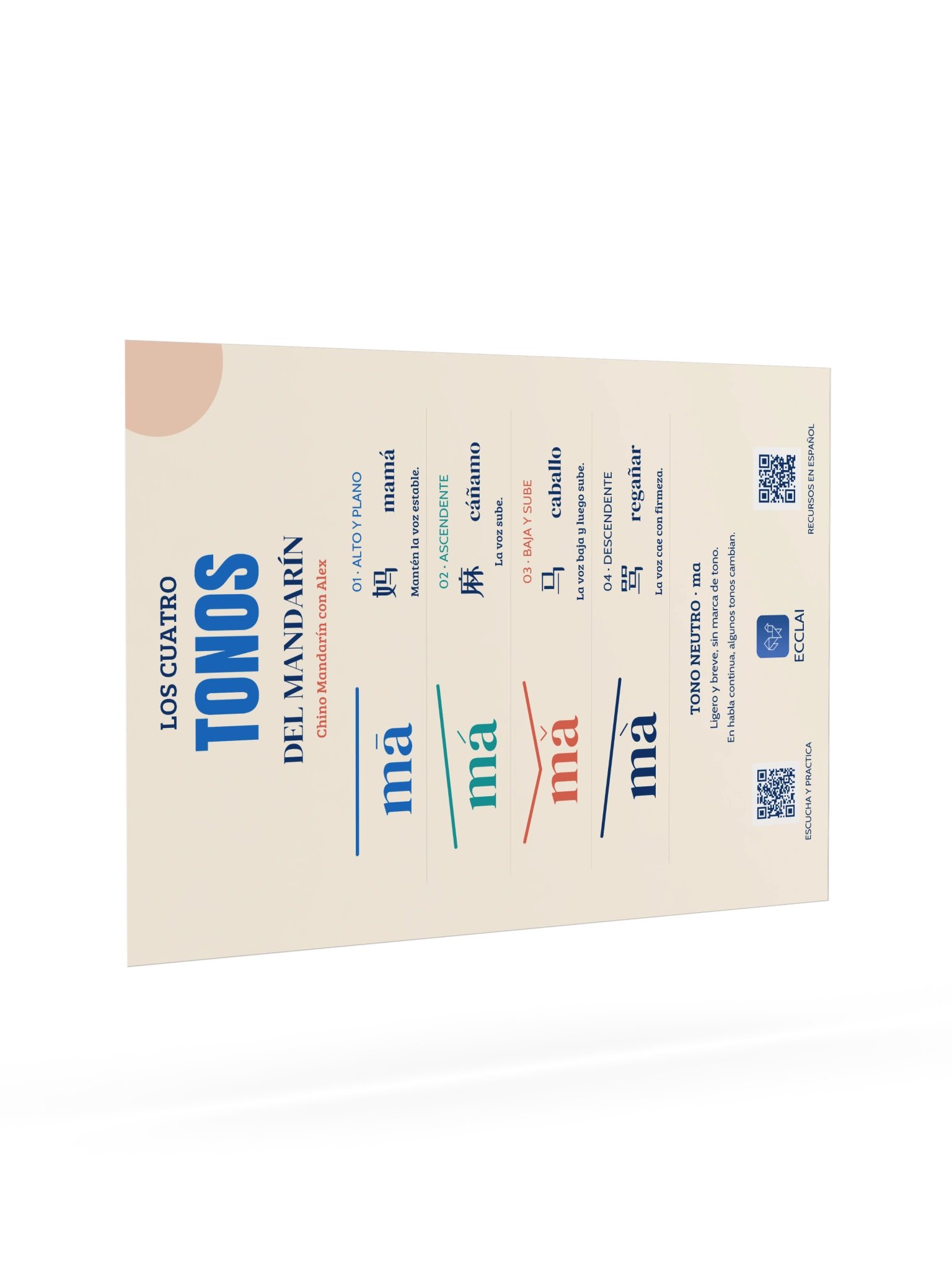 Póster ECCLAI - Los cuatro tonos del mandarín product image (7)