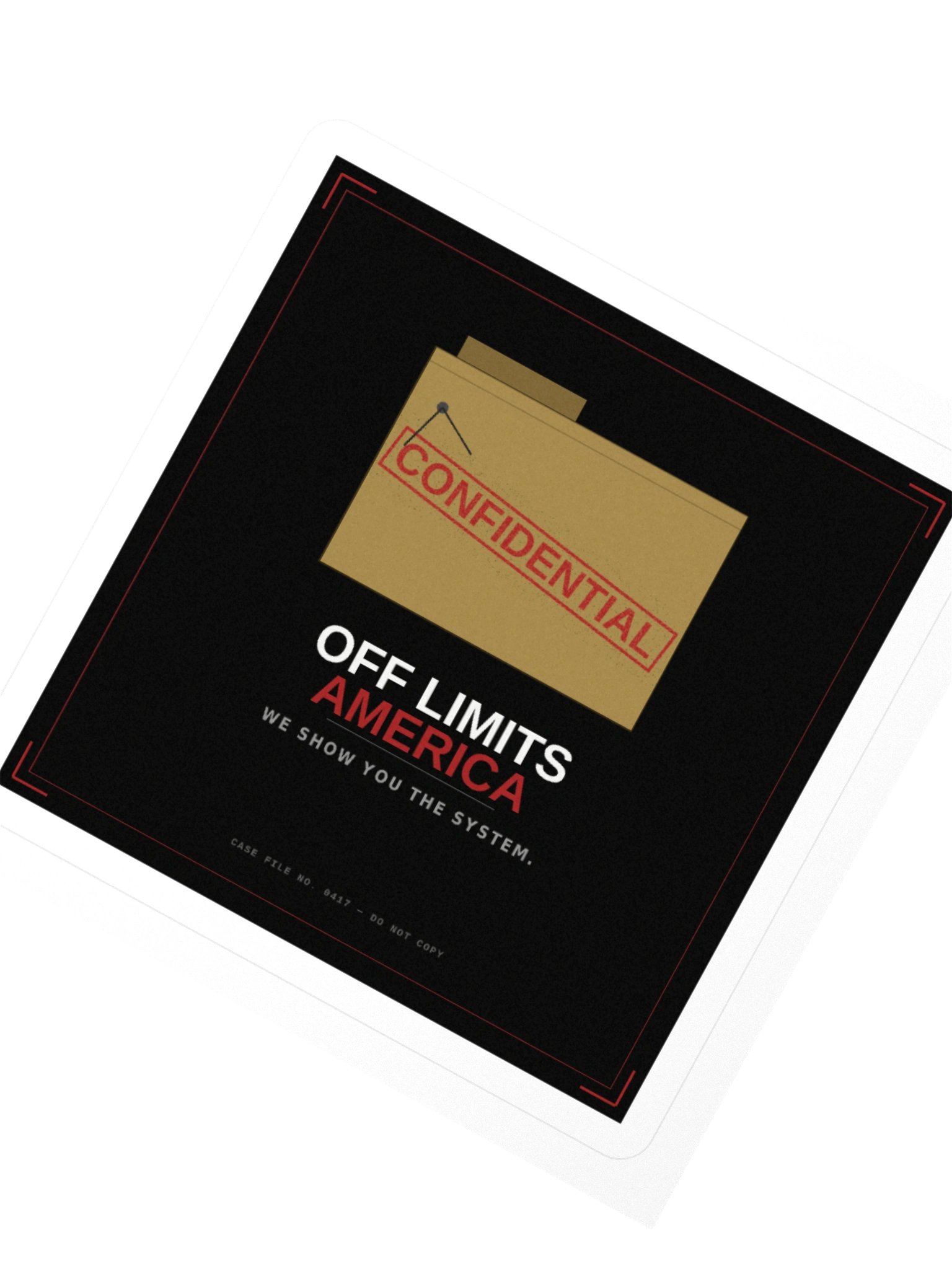 Off Limits America — Case File Sticker product image (8)